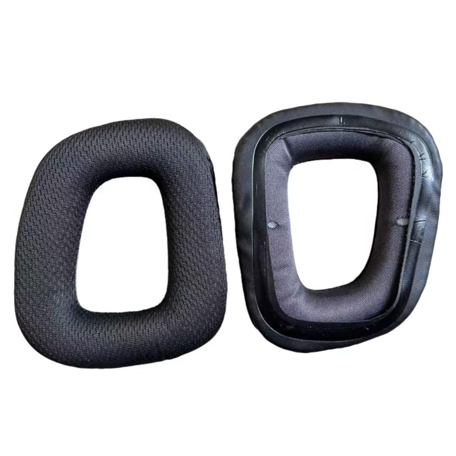 Ersatz Ohrpolster Kompatibel mit Logitech G930 G430 F450 G35 G231 kabelloses Gaming-Headset Ohrenschützer Atmungsaktives Mesh+Memory Schwamm Proteinhaut Abdeckung