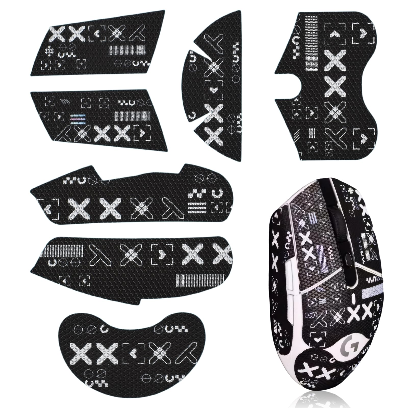 Maus Griptape kompatibel mit Logitech G Pro X Superlight, Mouse Grip Tape für Ultimative Präzision Gamer Grip und Komfort, Vollständige Abdeckung, Schweißabsorbierend, rutschfest, Ultradünn
