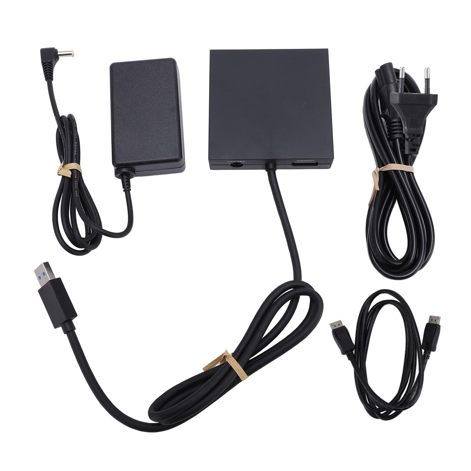PC -Adapter- und Zubehör -Kit für VR2, Kompatibel mit VR2 -Headset für SteamVR- und PC -Gaming, Erweitern Sie die Spielbibliothek für VR2 auf Dem PC (EU-Stecker)