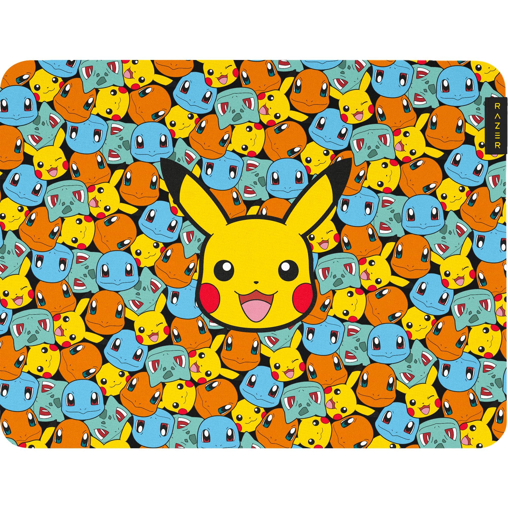 Razer Gigantus V2 Pokémon Edition - Weiche Gaming-Mausmatte für Geschwindigkeit und Kontrolle - Mikrogewebe-Oberfläche - Dicker Gummischaum - rutschfeste Unterlage - 360 x 275 x 3mm | Pokémon Kanto