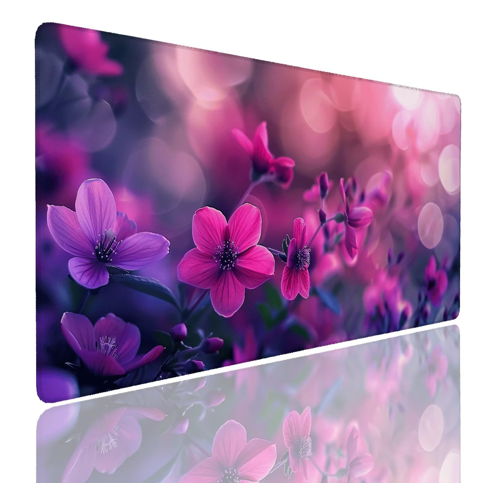 Mauspad XXL 1400x800x4mm Wasserdicht Schreibtischunterlage rutschfeste Speed Gaming Mousepad Pink (12) Groß Desk Mouse Mat Maus Pad, Schreibtisch Unterlage Deko für PC, MacBook, Laptop, Home Office