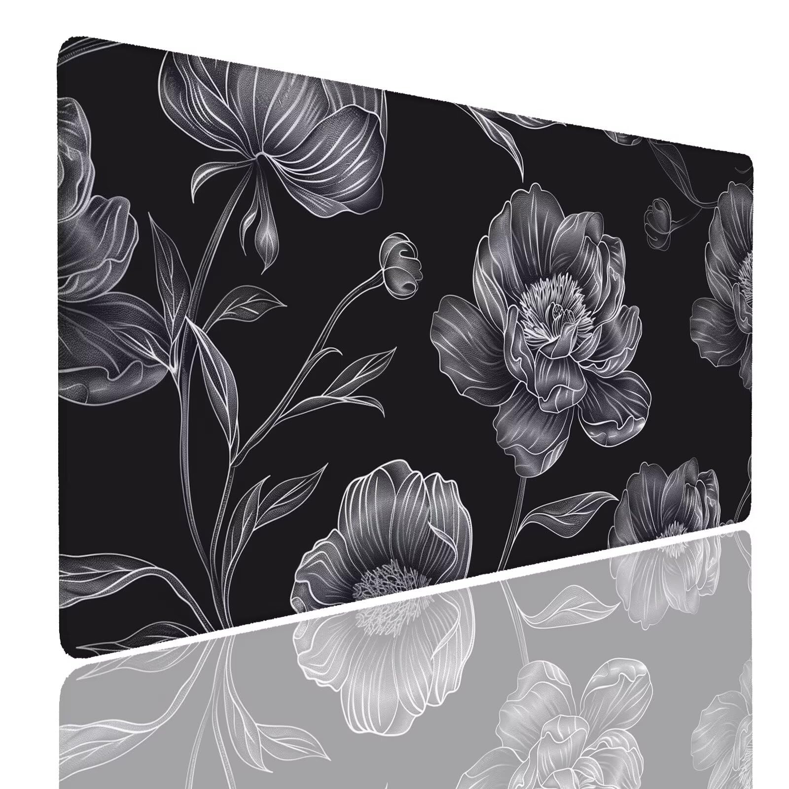 Mauspad XXL 1400x800x4mm Wasserdicht Schreibtischunterlage rutschfeste Speed Gaming Mousepad Plant (6) Groß Desk Mouse Mat Maus Pad, Schreibtisch Unterlage Deko für PC, MacBook, Laptop, Home Office