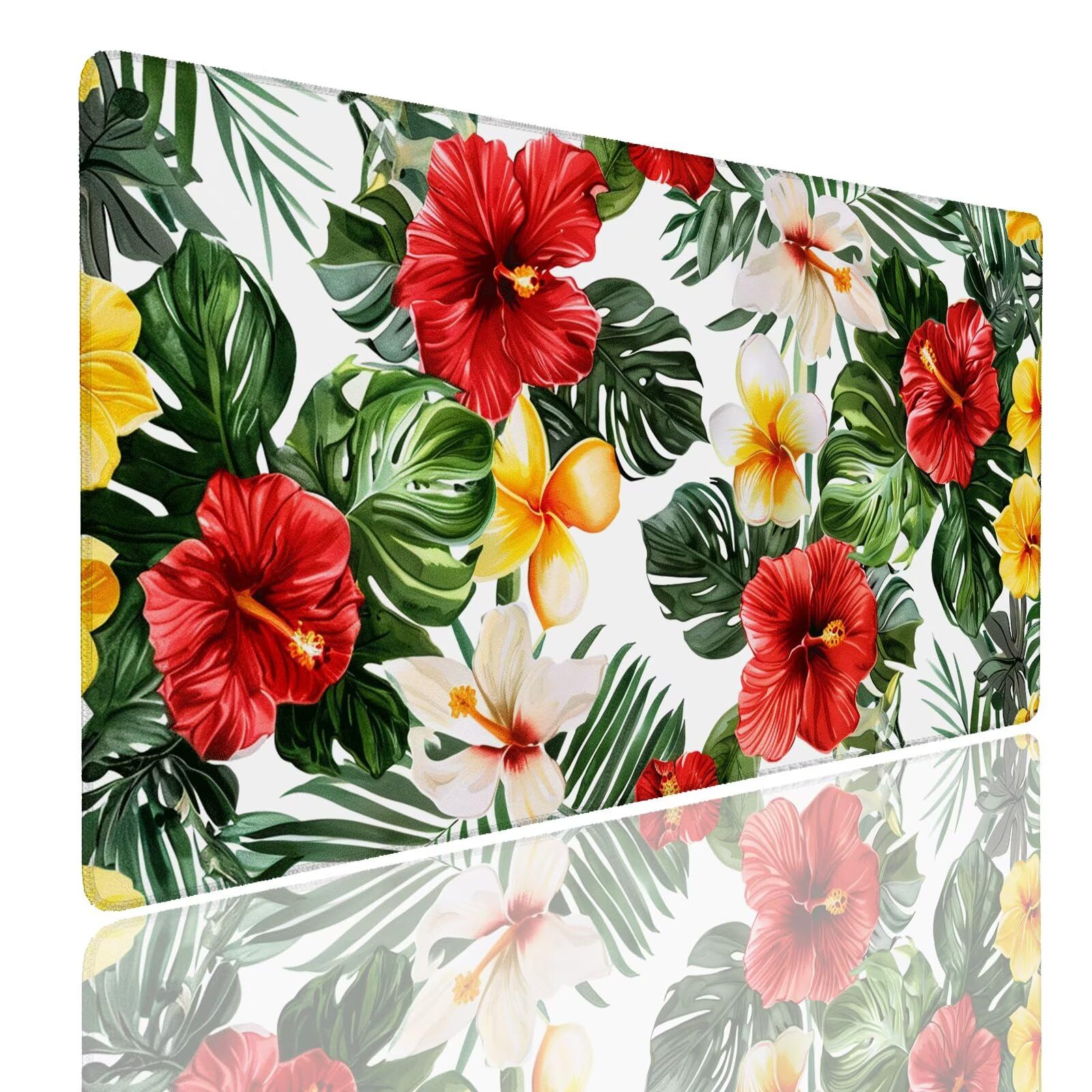 Mauspad XXL 1400x800x4mm Wasserdicht Schreibtischunterlage rutschfeste Speed Gaming Mousepad Plants (11) Groß Desk Mouse Mat Maus Pad, Schreibtisch Unterlage Deko für PC, MacBook, Laptop, Home Office