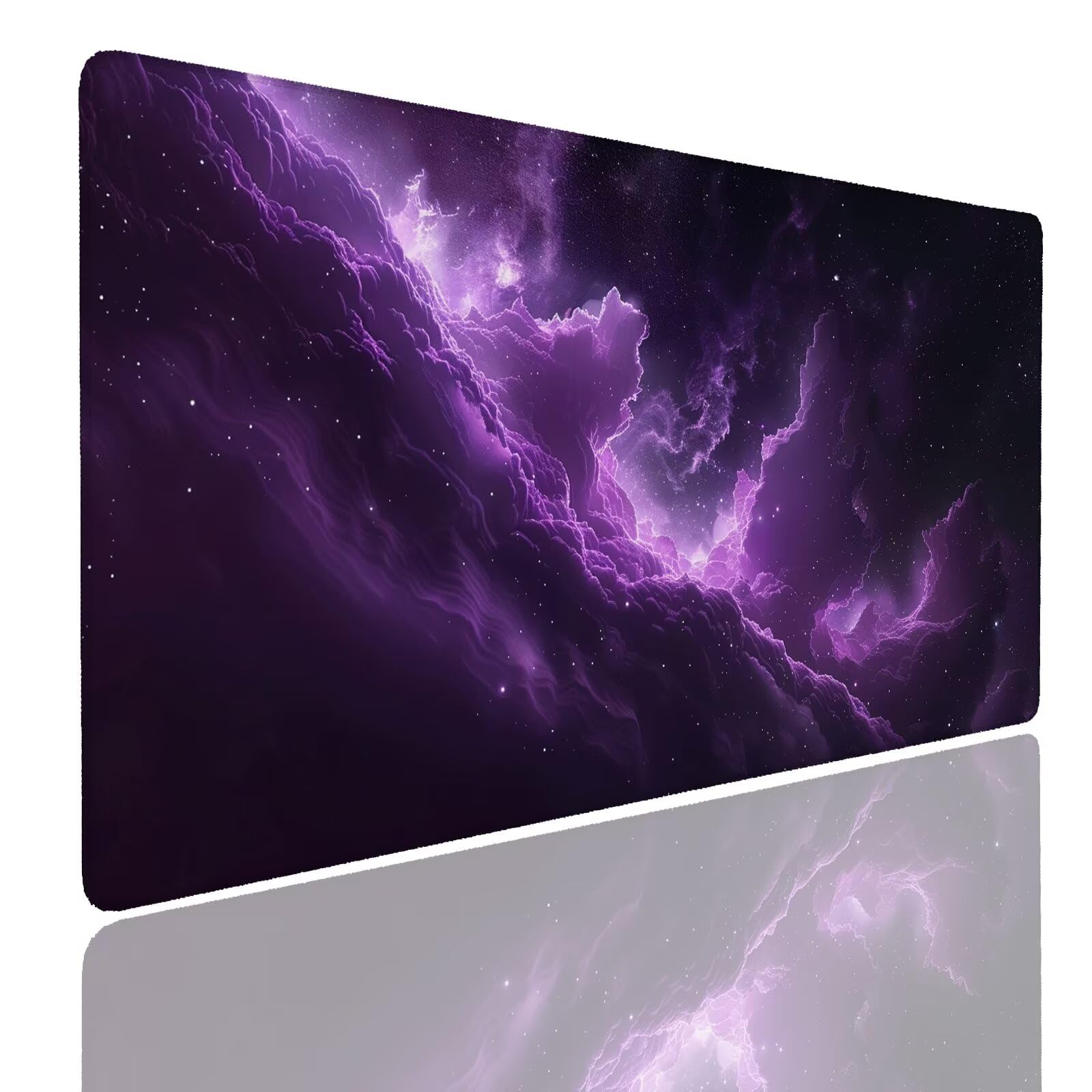 Mauspad XXL 1400x800x4mm Wasserdicht Schreibtischunterlage rutschfeste Speed Gaming Mousepad Purple (12) Groß Desk Mouse Mat Maus Pad, Schreibtisch Unterlage Deko für PC, MacBook, Laptop, Home Office