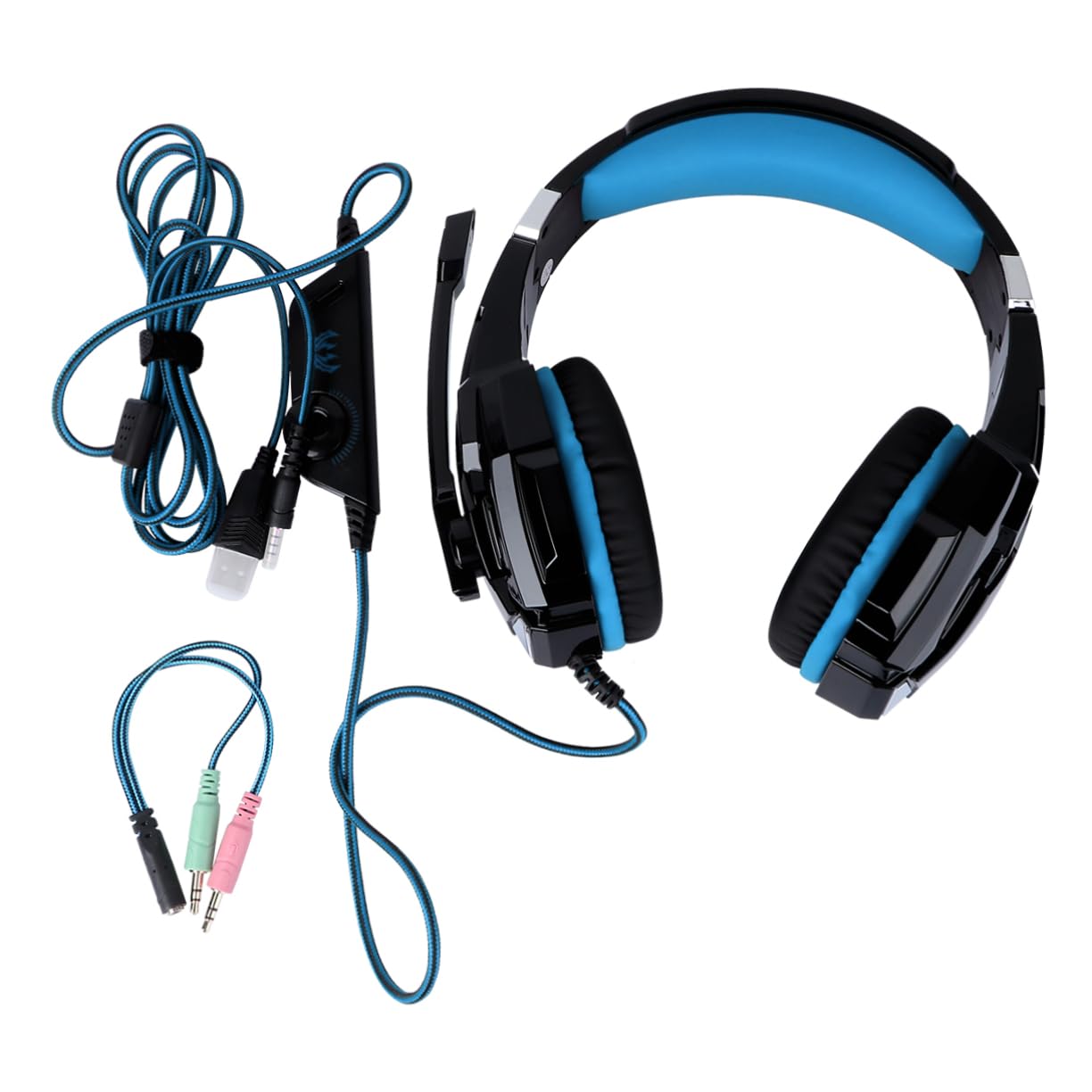 Tofficu Gaming-Headset Treiber Komfortablen Ohr Und Kopfpolstern Leisem Klang Und Guter Umgebungsgeräuschisolierung Für Pc-Spiele