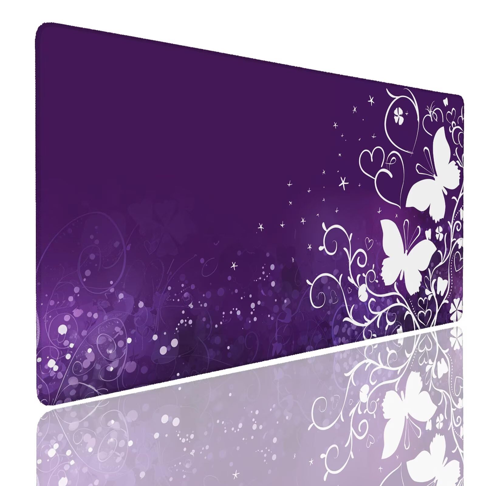 Mauspad XXL 1400x800x4mm Wasserdicht Schreibtischunterlage rutschfeste Speed Gaming Mousepad Purple (7) Groß Desk Mouse Mat Maus Pad, Schreibtisch Unterlage Deko für PC, MacBook, Laptop, Home Office