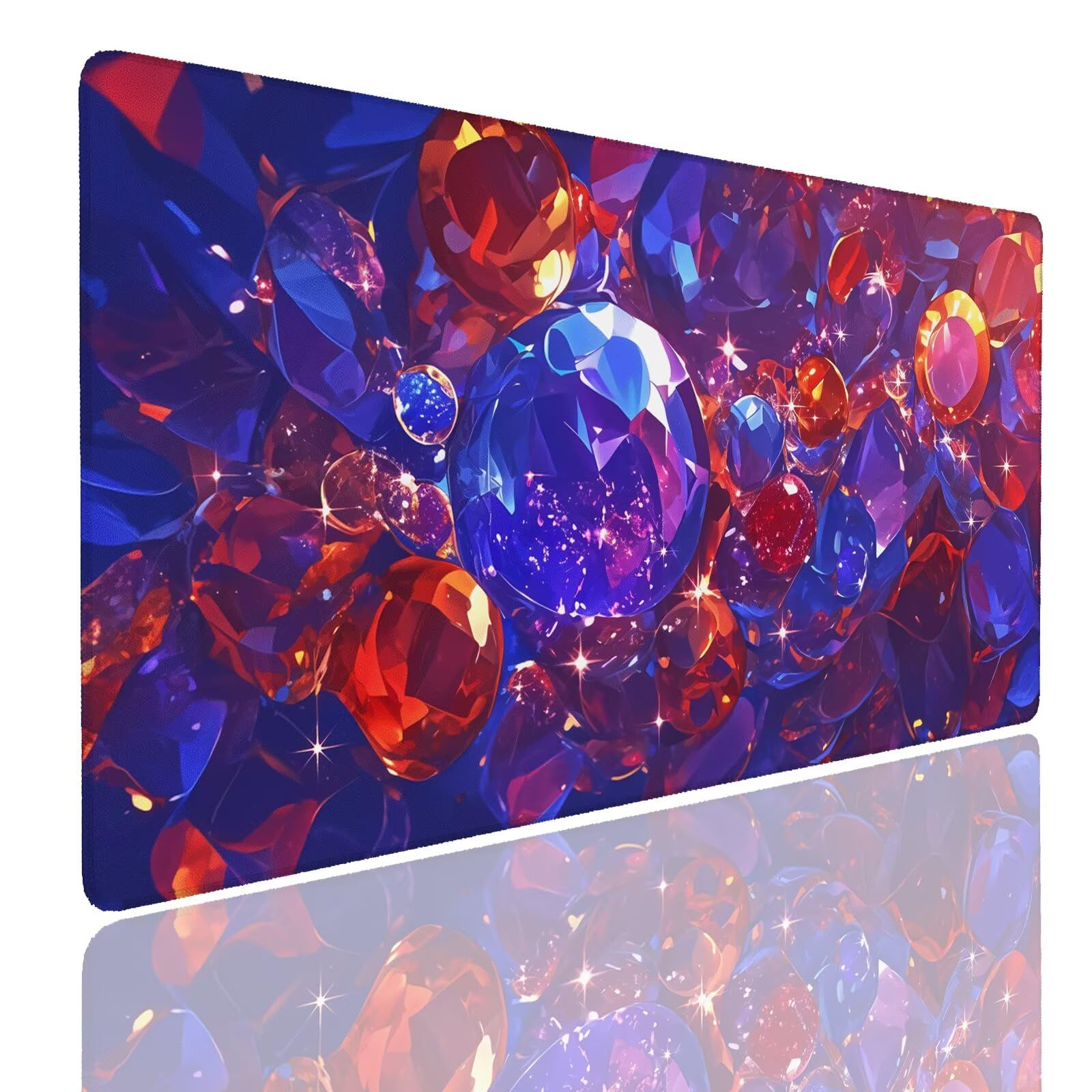 Mauspad XXL 1400x800x4mm Wasserdicht Schreibtischunterlage rutschfeste Speed Gaming Mousepad Red (10) Groß Desk Mouse Mat Maus Pad, Schreibtisch Unterlage Deko für PC, MacBook, Laptop, Home Office