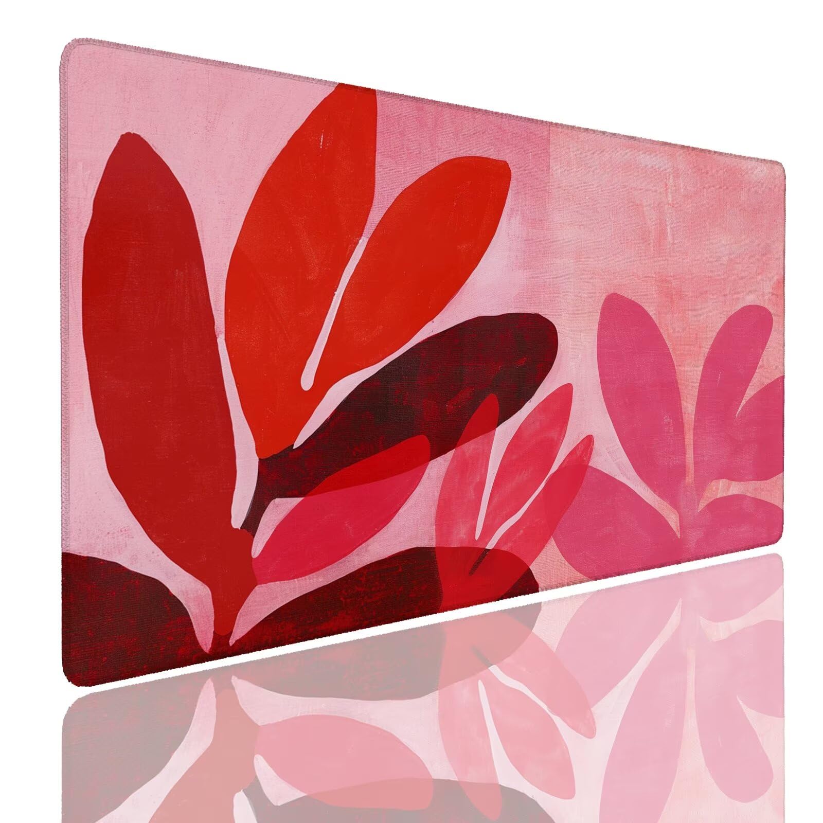 Mauspad XXL 1400x800x4mm Wasserdicht Schreibtischunterlage rutschfeste Speed Gaming Mousepad Red (12) Groß Desk Mouse Mat Maus Pad, Schreibtisch Unterlage Deko für PC, MacBook, Laptop, Home Office