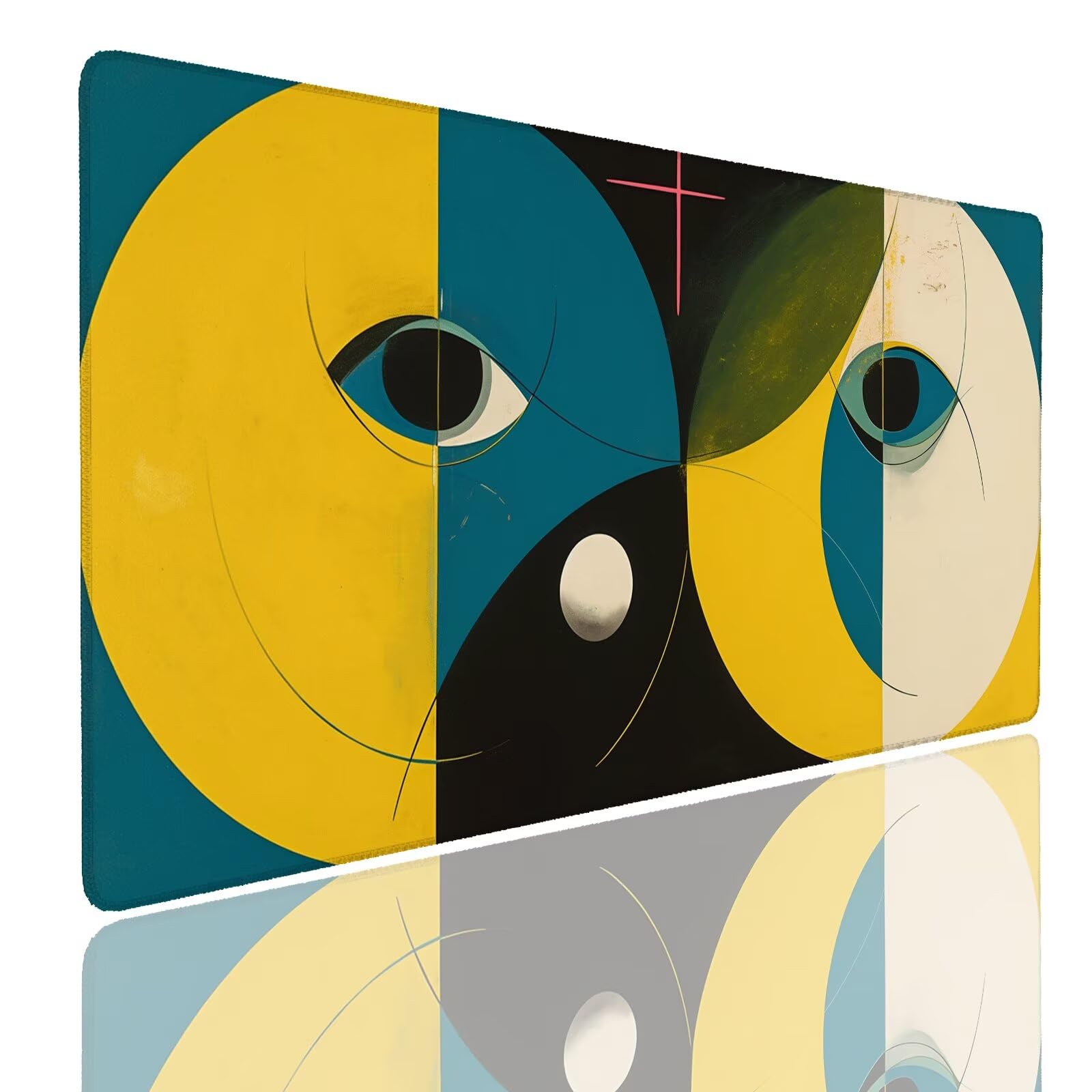 Mauspad XXL 1400x800x4mm Wasserdicht Schreibtischunterlage rutschfeste Speed Gaming Mousepad Retro (15) Groß Desk Mouse Mat Maus Pad, Schreibtisch Unterlage Deko für PC, MacBook, Laptop, Home Office