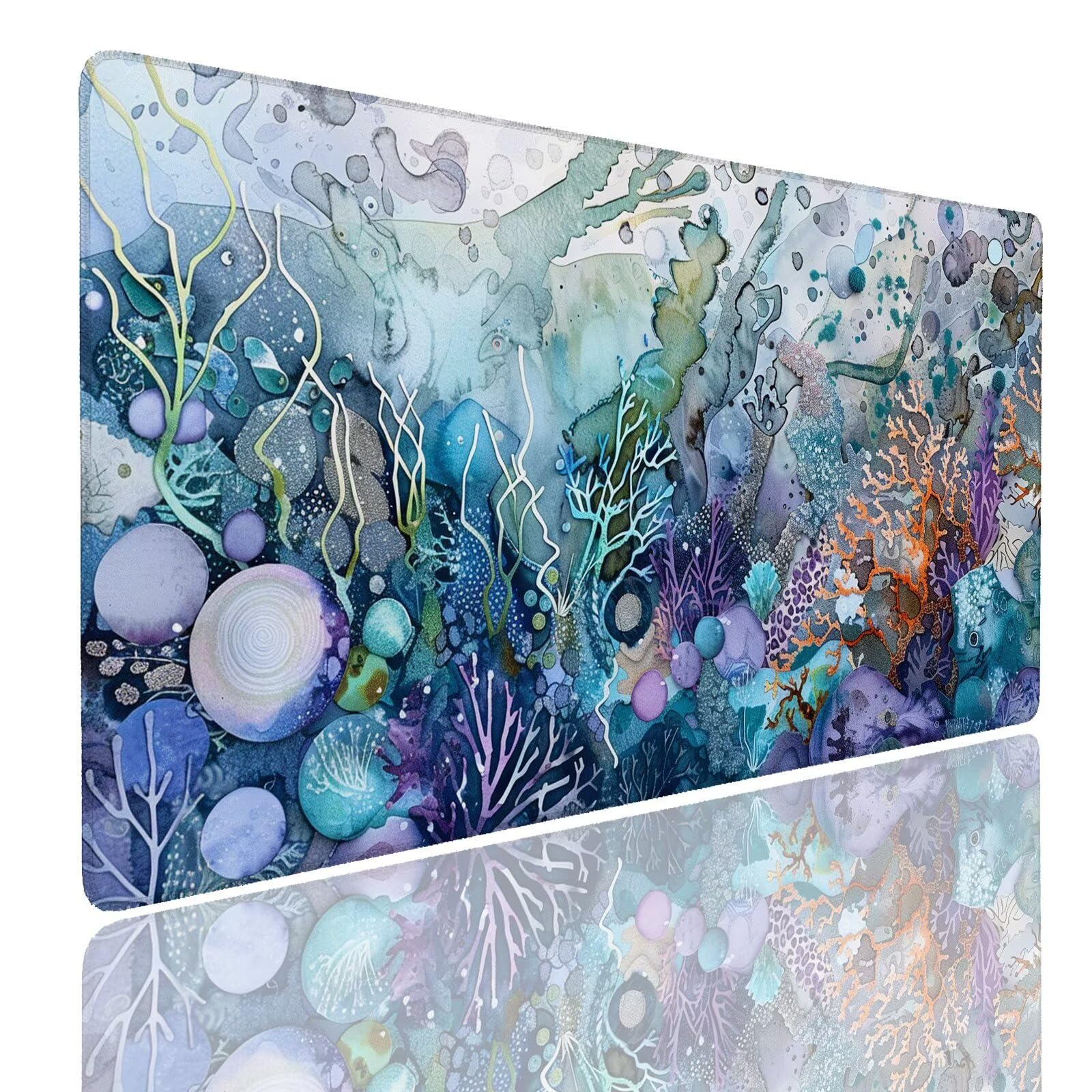 Mauspad XXL 1400x800x4mm Wasserdicht Schreibtischunterlage rutschfeste Speed Gaming Mousepad Scenery (1) Groß Desk Mouse Mat Maus Pad, Schreibtisch Unterlage Deko für PC, MacBook, Laptop, Home Office
