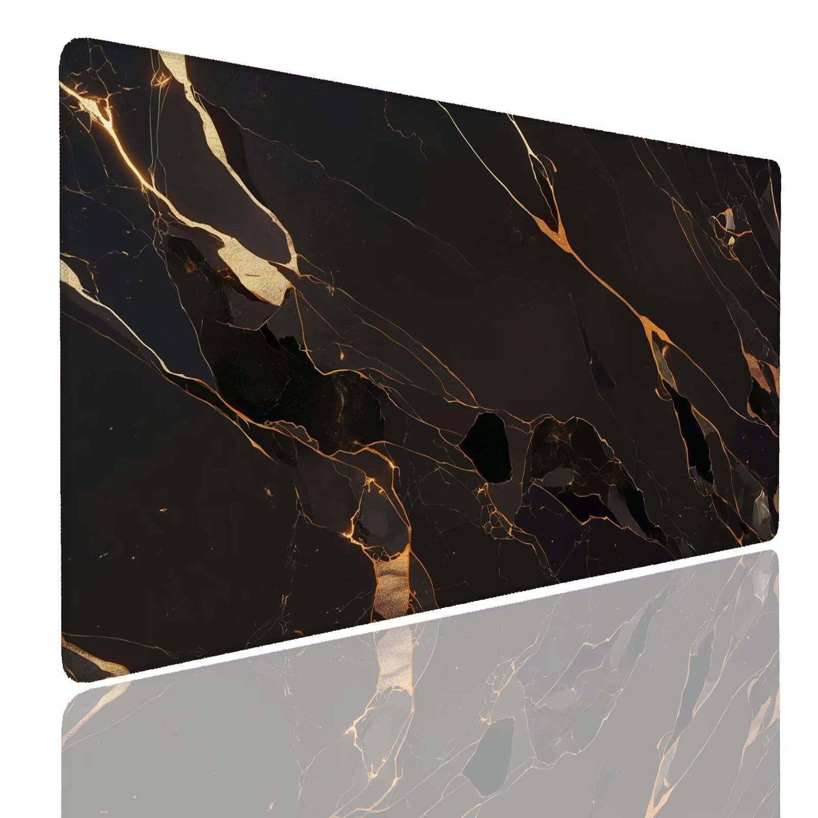 Mauspad XXL 1400x800x4mm Wasserdicht Schreibtischunterlage rutschfeste Speed Gaming Mousepad Round (2) Groß Desk Mouse Mat Maus Pad, Schreibtisch Unterlage Deko für PC, MacBook, Laptop, Home Office