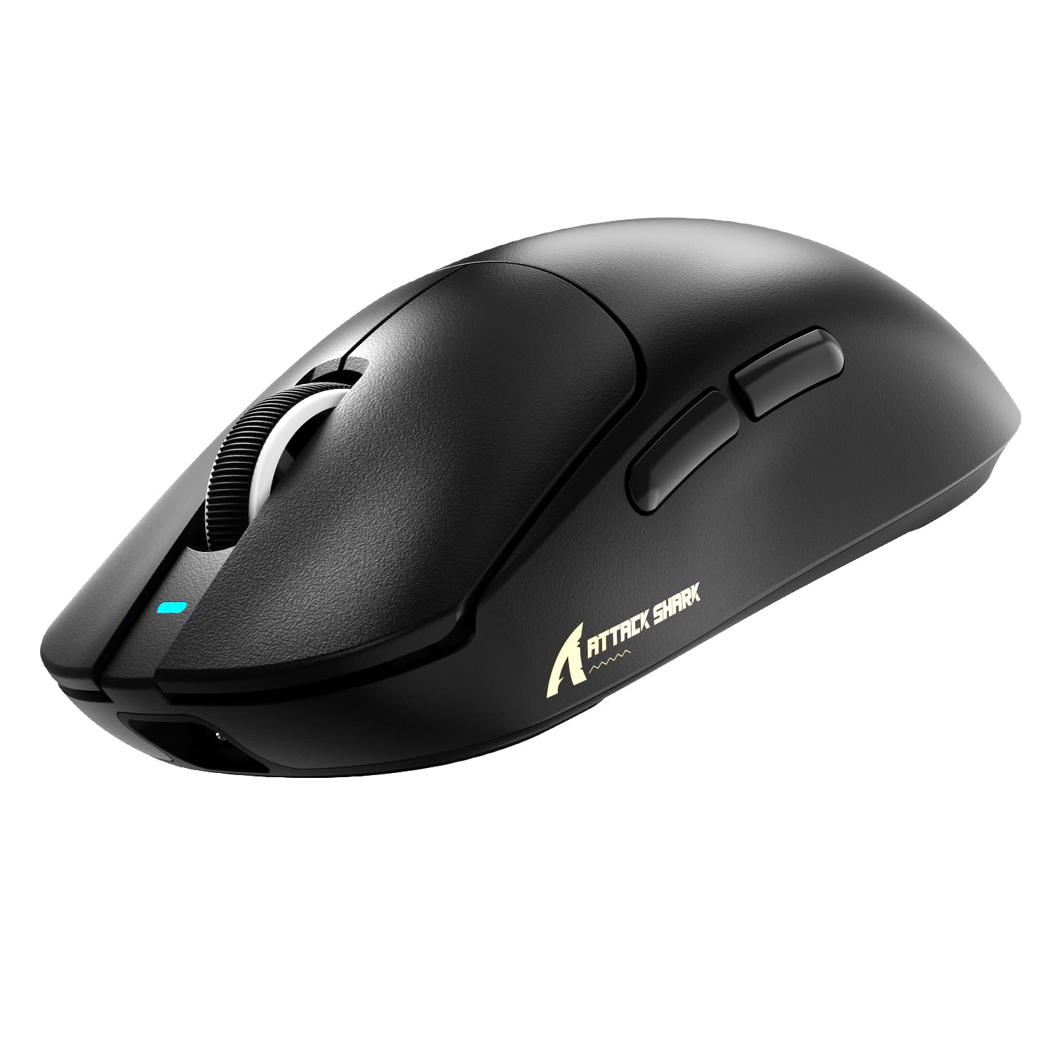ATTACK SHARK X8PPO 8K Mouse for Large Hand, 55g Superlight, PixArt PAW3395PRO Gaming Sensor, BT/2.4G Wireless/Wired, 6 Adjustable DPI up to 40000, 500mAh Battery (Black)
