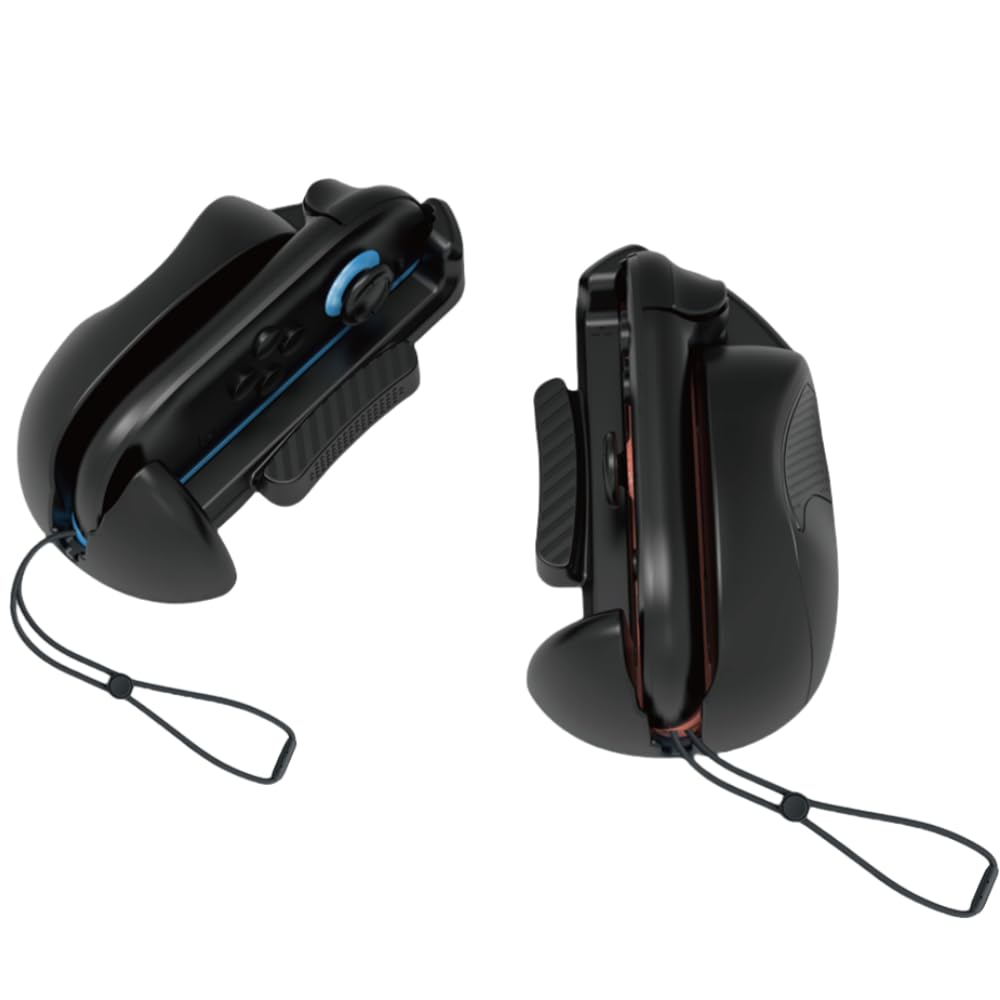 1 Paar Maus Controller für Switch 2, Gaming Controller Griff, Ergonomischer Maus Schutzständer, Verschleißfester Rutschfester Griff (schwarz)