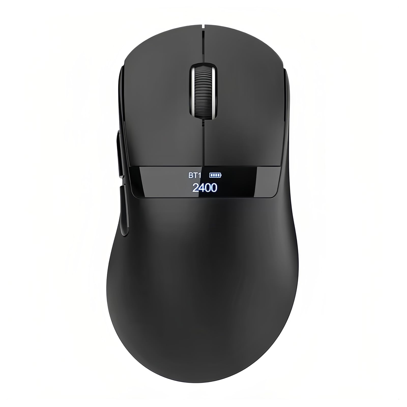 Kabellose Gaming Maus mit Tri-Mode 12000 DPI PU Sticker Wiederaufladbar PAW-3311 Sensor Lange Batterielebensdauer Bildschirm Anzeige für Laptop PC Computer Büro Zuhause