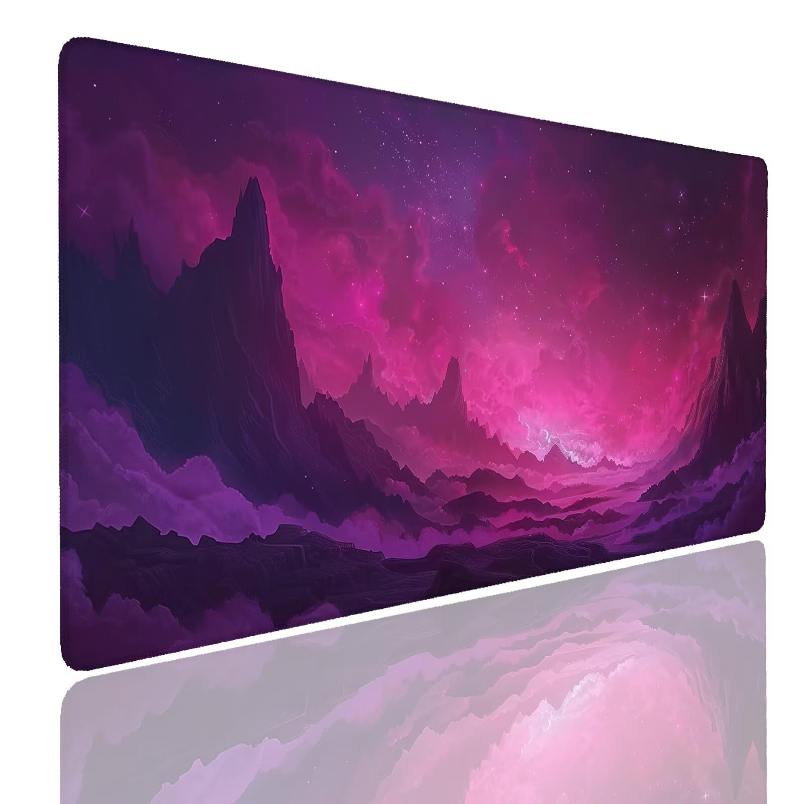 Mauspad XXL 900x600x4mm Wasserdicht Schreibtischunterlage rutschfeste Speed Gaming Mousepad Star (7) Groß Desk Mouse Mat Maus Pad, Schreibtisch Unterlage Deko für PC, MacBook, Laptop, Home Office