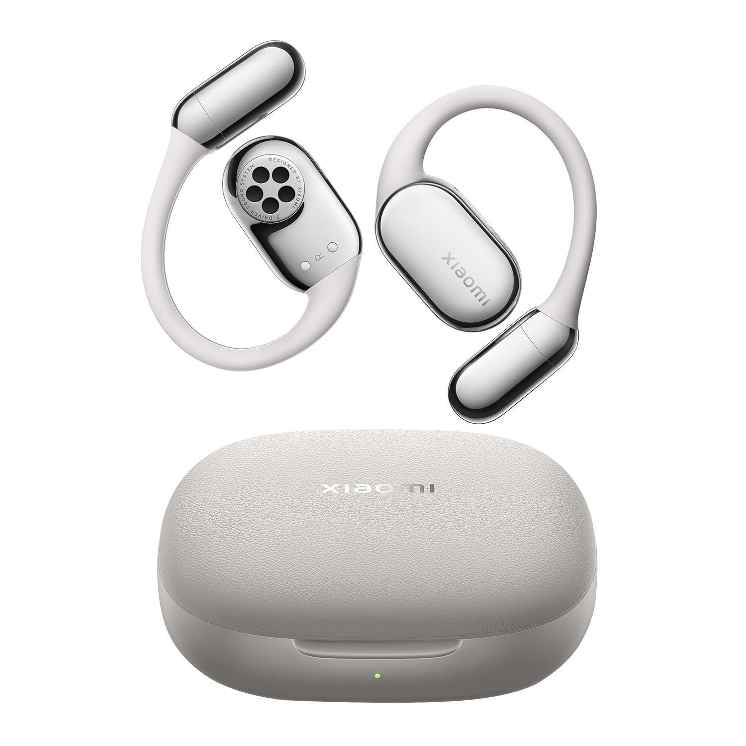 XIAOMI OpenWear Stereo Pro Titan Grey, Open-Ear Kopfhörer, Ohrbügel Bluetooth Headset, Bequemer und Stabiler Sitz, 45 Stunden Akkulaufzeit, Wasserdicht IP54, Mehrfachtreiber, Hi-Res HiFi Audio