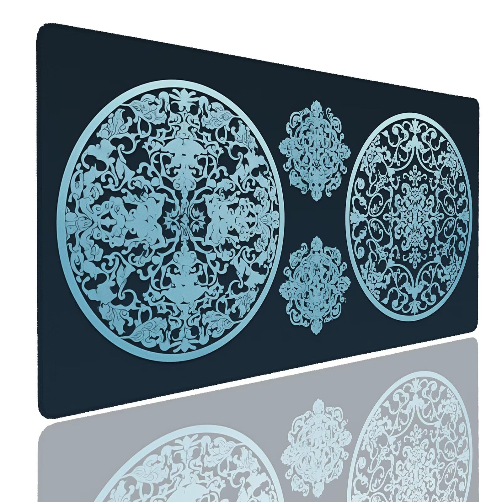 Mauspad XXL 1400x800x4mm Wasserdicht Schreibtischunterlage rutschfeste Speed Gaming Mousepad Symmetry (10) Groß Desk Mouse Mat Maus Pad, Schreibtisch Unterlage Deko für PC, Laptop, Home Office