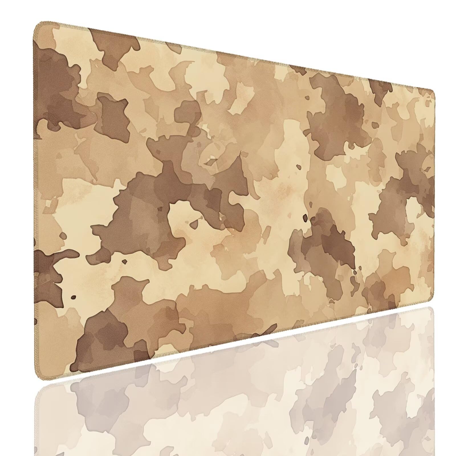 Mauspad XXL 1400x800x4mm Wasserdicht Schreibtischunterlage rutschfeste Speed Gaming Mousepad Taupe (5) Groß Desk Mouse Mat Maus Pad, Schreibtisch Unterlage Deko für PC, MacBook, Laptop, Home Office