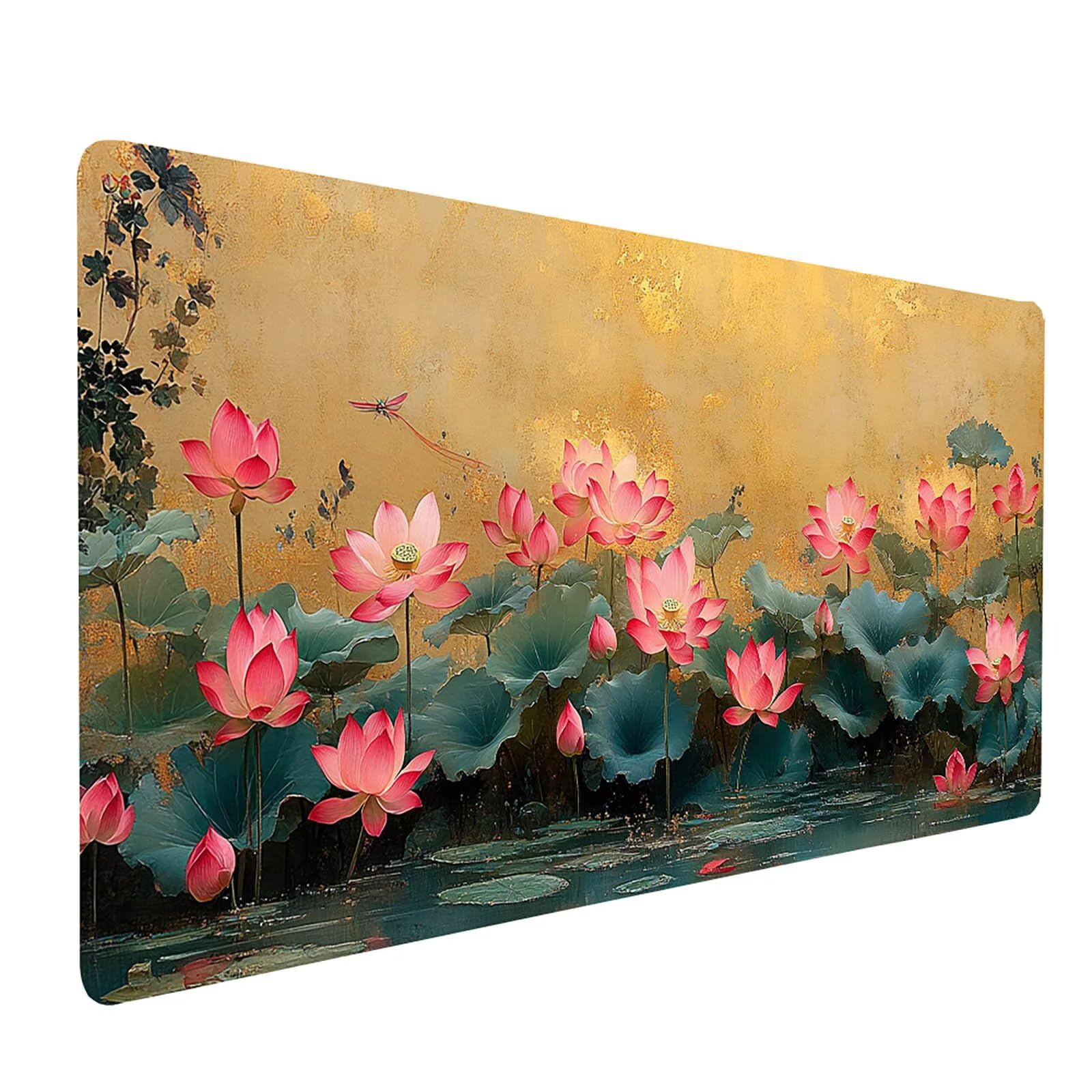 Gaming Mauspad XXL 1600x800x3 mm Wasserdicht Mousepad Das letzte Abendmahl Schreibtischunterlage für Kabellose Tastatur Maus Laptop, Mouse Pad Landschaft Anti Rutsch Schreibtisch Zubehör model-1470