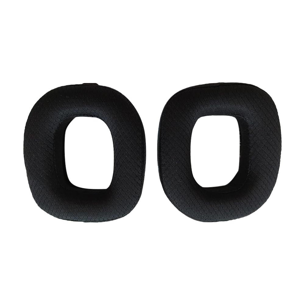 Ersatz Ohrpolster für Logitech G Astro A50 Gen 4, Ersatzpolster für Logitech G Astro A50X/A50 Gen 5, Memory Foam Mesh (Schwarz)