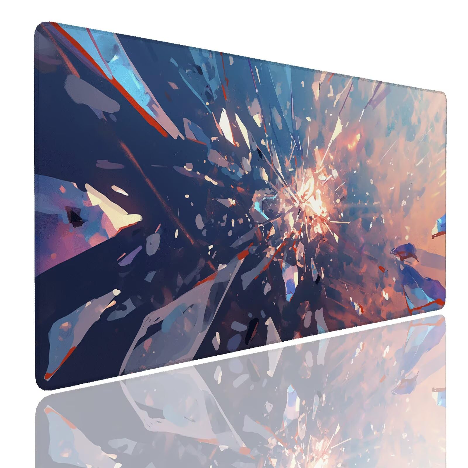 Mauspad XXL 1400x800x4mm Wasserdicht Schreibtischunterlage rutschfeste Speed Gaming Mousepad Tradition (2) Groß Desk Mouse Mat Maus Pad, Schreibtisch Unterlage Deko für PC, Laptop, Home Office