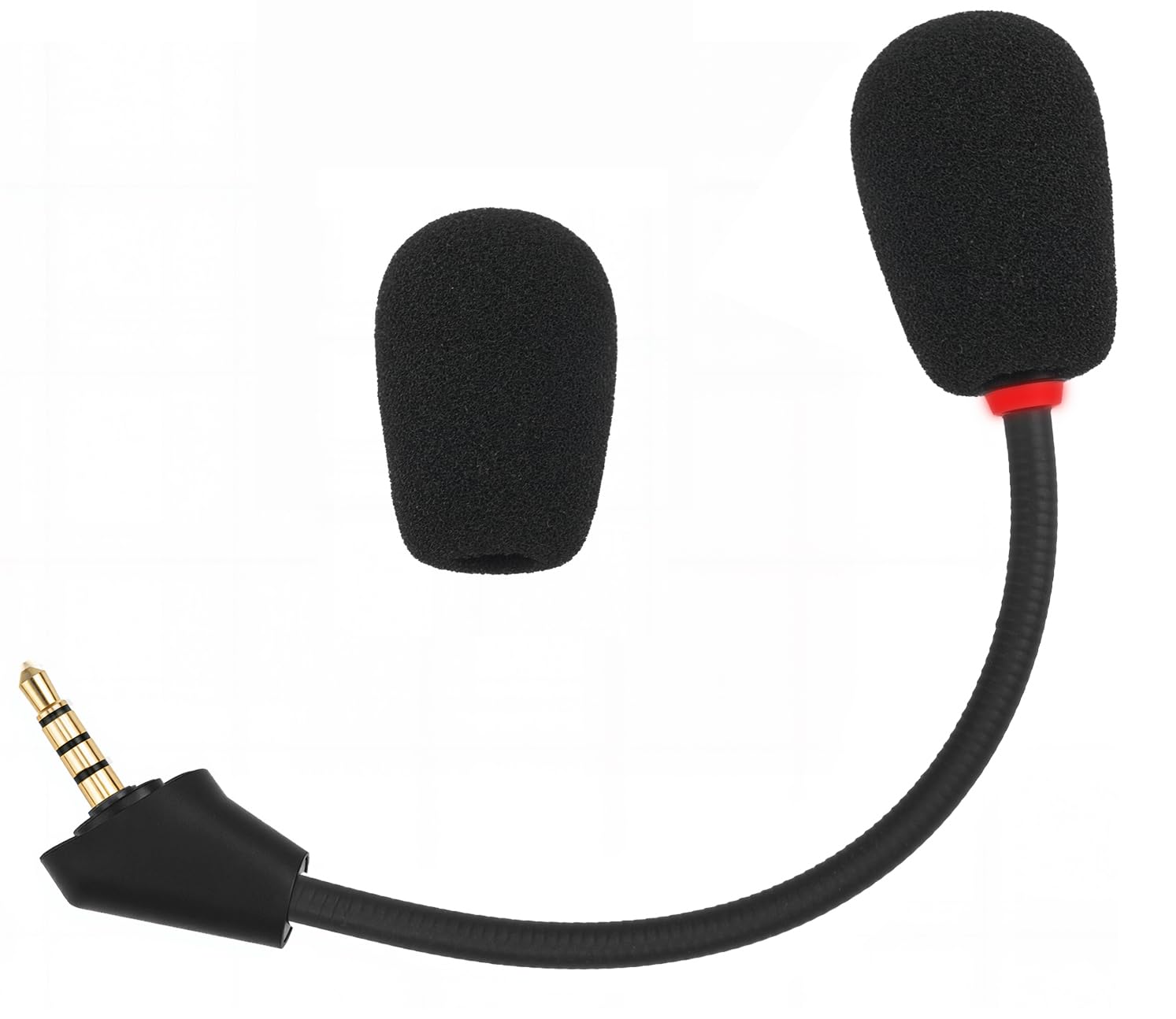 REEYEAR Ersatzmikrofon Kompatibel mit dem Cloud Alpha Wireless Gaming Headset – Abnehmbares Bügelmikrofon mit Geräuschunterdrückung und LED-Stummschaltungsanzeige