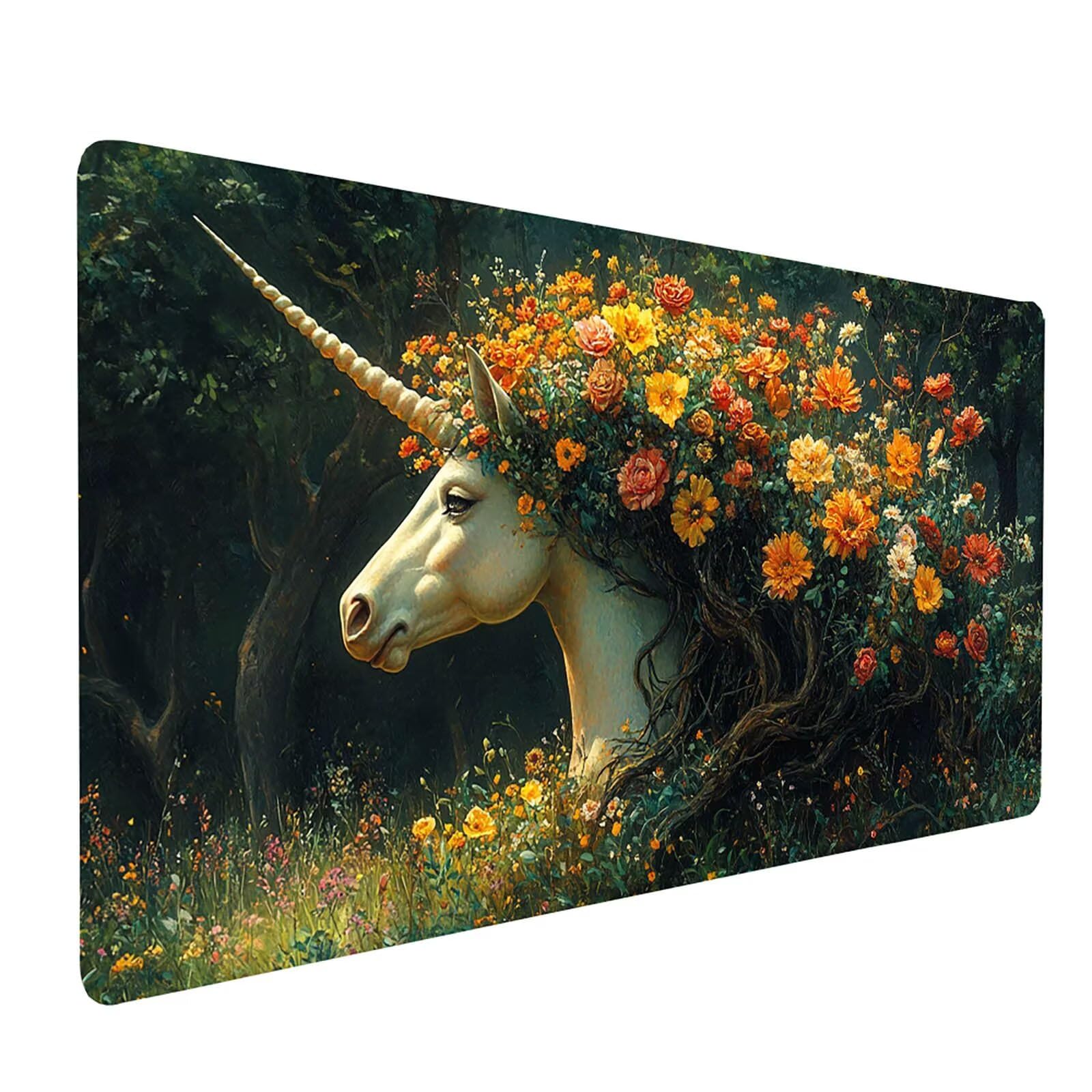 Gaming Mauspad XXL 1600x800x3 MM Wasserdicht Mousepad Berg Schreibtischunterlage für Kabellose Tastatur Maus Laptop, Mouse Pad See Anti Rutsch Basis Schreibtisch Zubehör für Tisch Deko model-2310