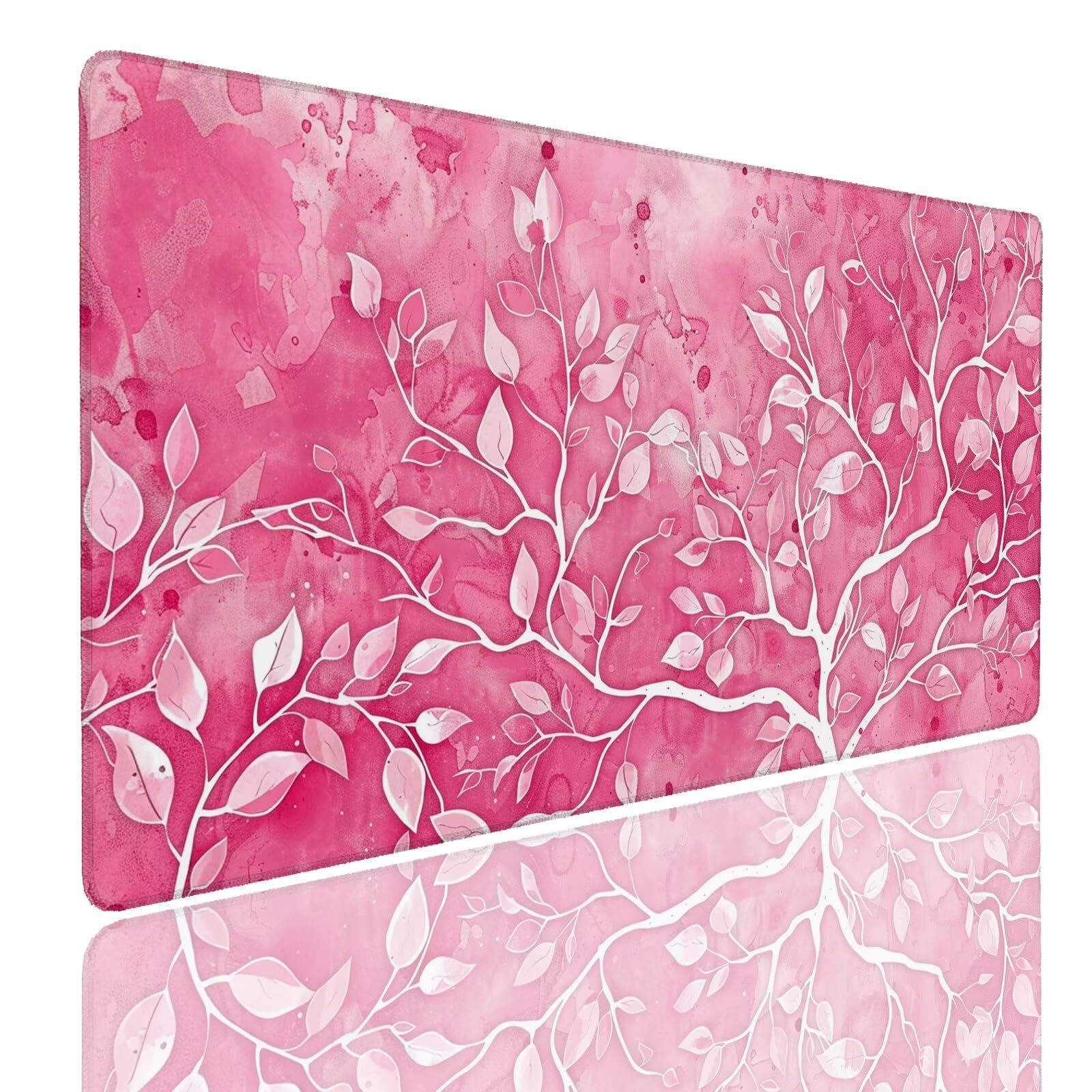 Mauspad XXL 1400x800x4mm Wasserdicht Schreibtischunterlage rutschfeste Speed Gaming Mousepad Tree (2) Groß Desk Mouse Mat Maus Pad, Schreibtisch Unterlage Deko für PC, MacBook, Laptop, Home Office