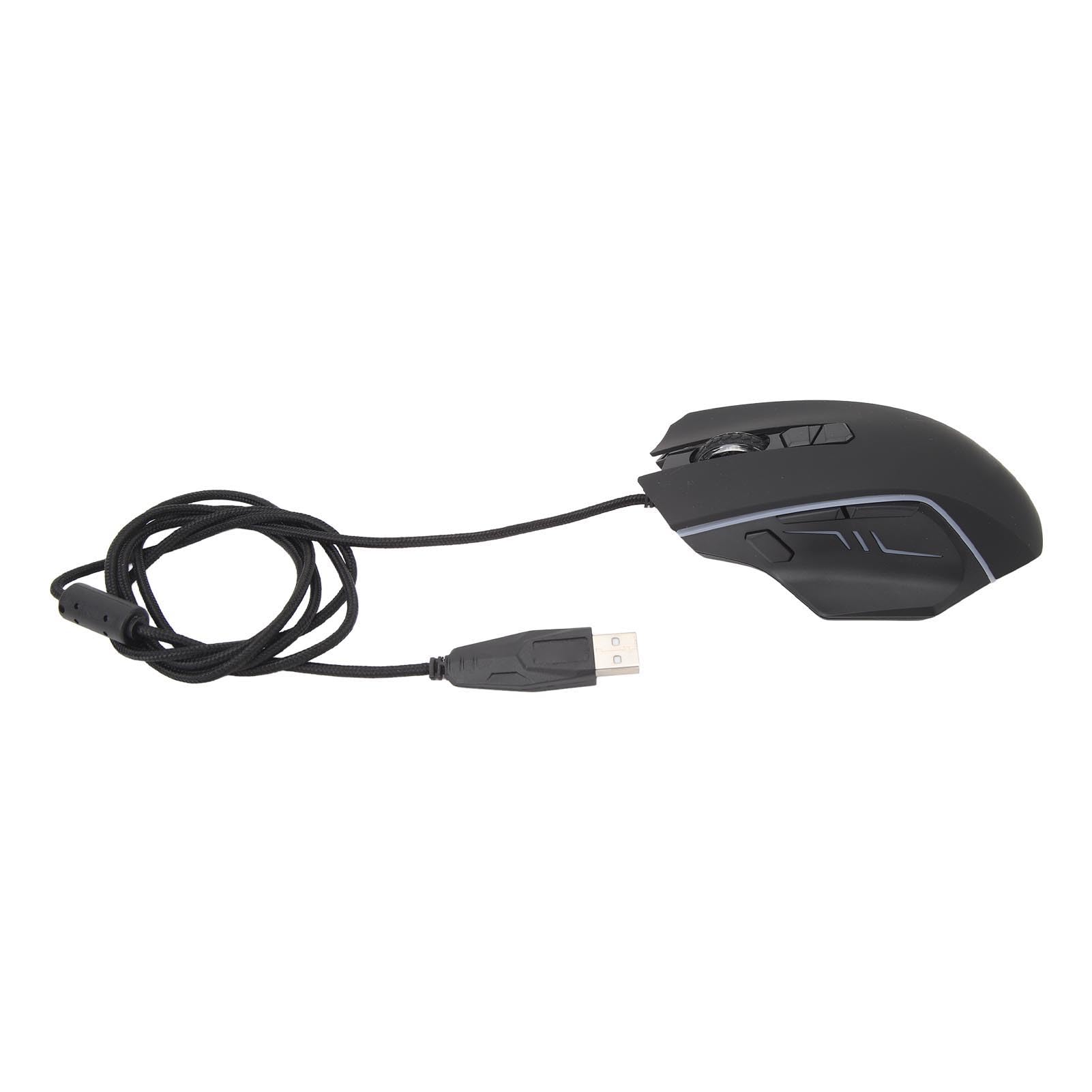 Denash Wired Bunfle Gaming Maus -LED Hochleistungs Ergonomische Computermaus für Home Office Schlafsaal ABS -Material