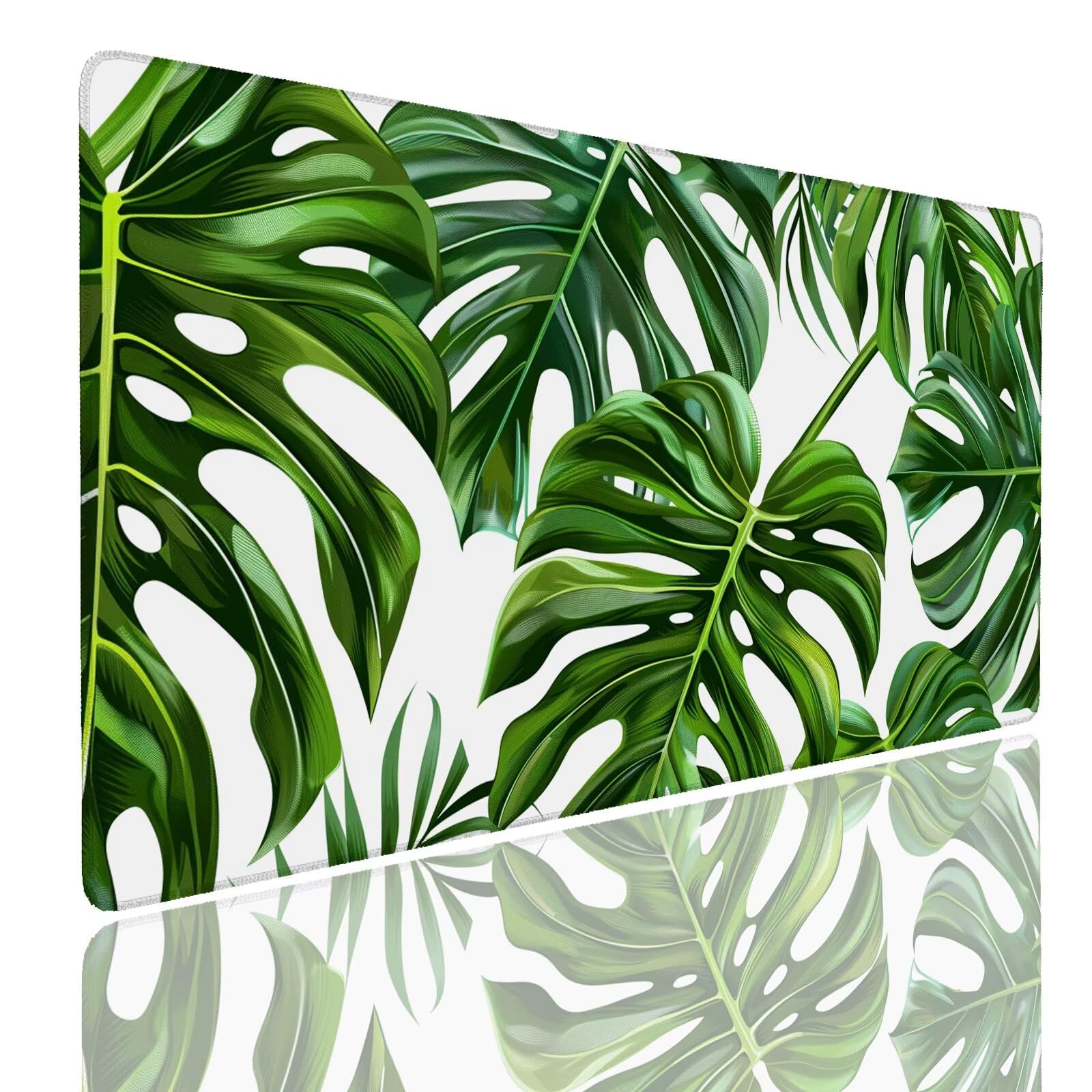 Mauspad XXL 1400x800x4mm Wasserdicht Schreibtischunterlage Rutschfeste Speed Gaming Mousepad Tropical (2) Groß Desk Mouse Mat Maus Pad, Schreibtisch Unterlage Deko für PC, Macbook, Laptop, Home Office