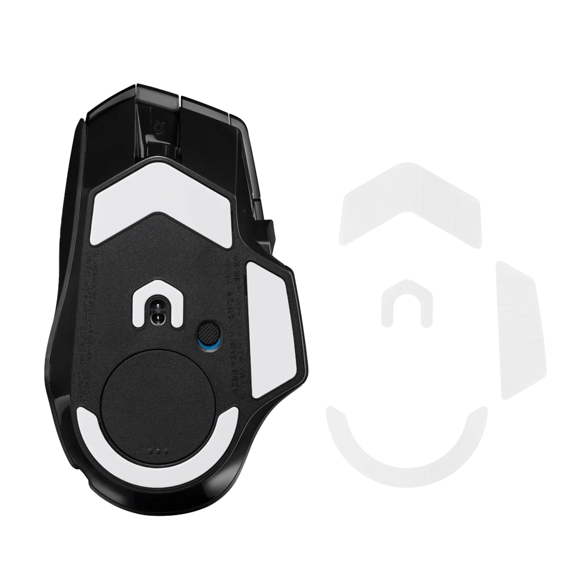 kwmobile Mouse Feet Sticker kompatibel mit Logitech G502 X Plus Ersatz Glider - Mausfüße passgenau - Maus Glides in Weiß