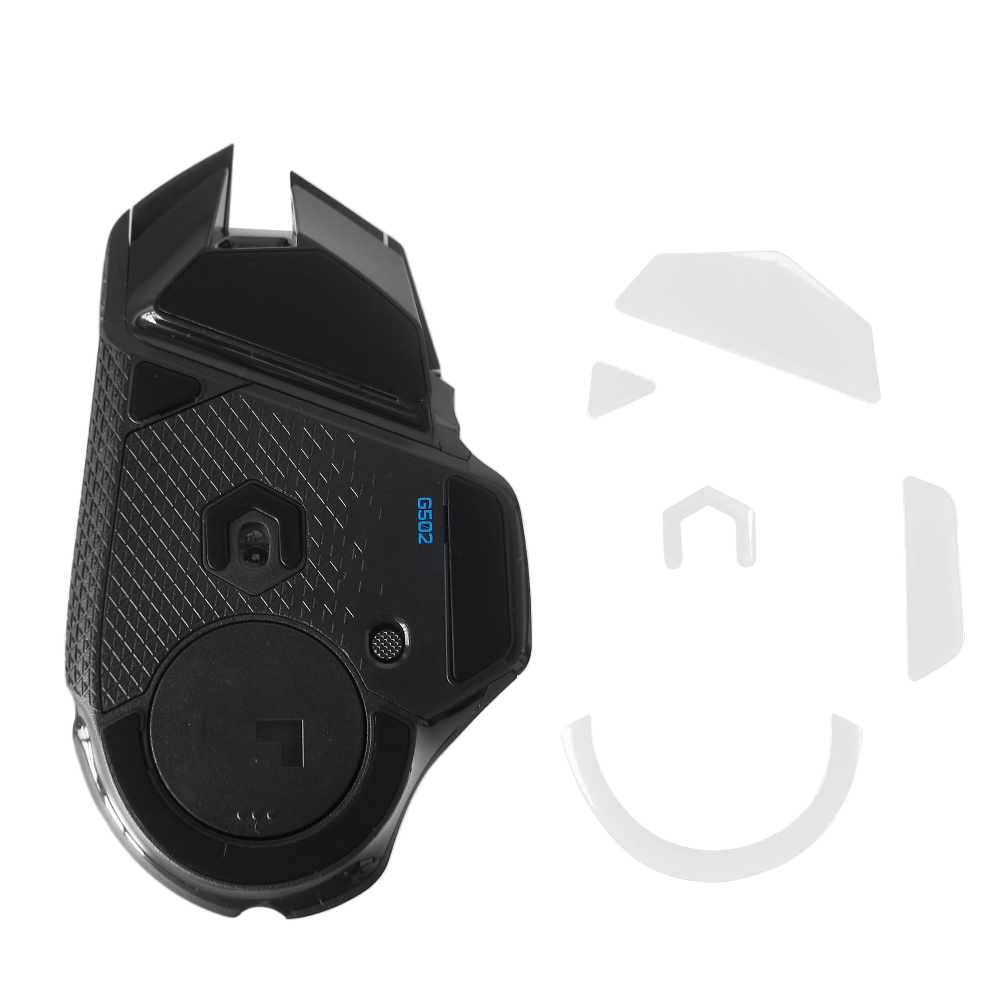 kwmobile Mouse Feet Sticker kompatibel mit Logitech G502 Wireless Ersatz Glider - Mausfüße passgenau - Maus Glides in Weiß