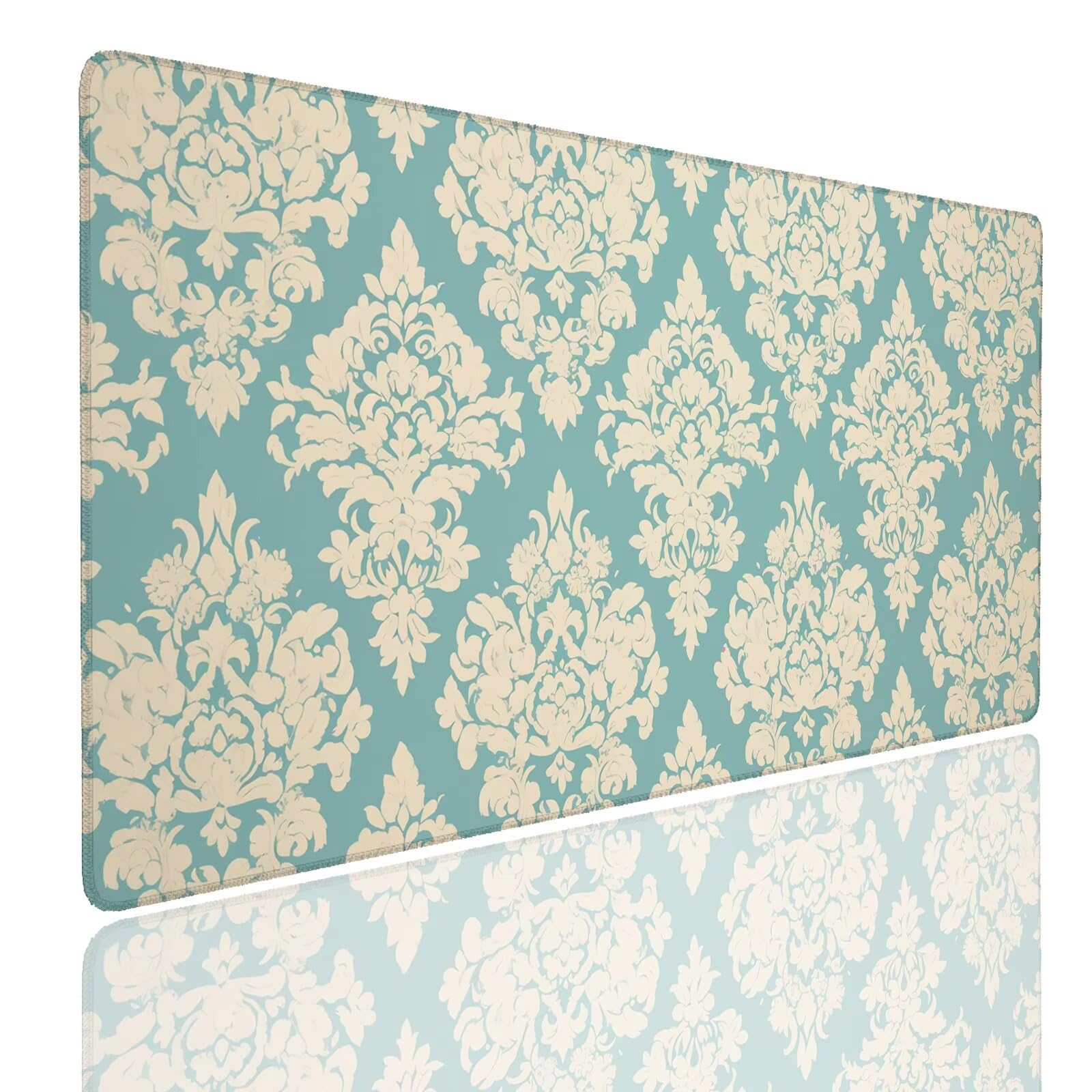 Mauspad XXL 900x600x4mm Wasserdicht Schreibtischunterlage Rutschfeste Speed Gaming Mousepad Turquoise (1) Groß Desk Mouse Mat Maus Pad, Schreibtisch Unterlage Deko für PC, Macbook, Laptop, Home Office
