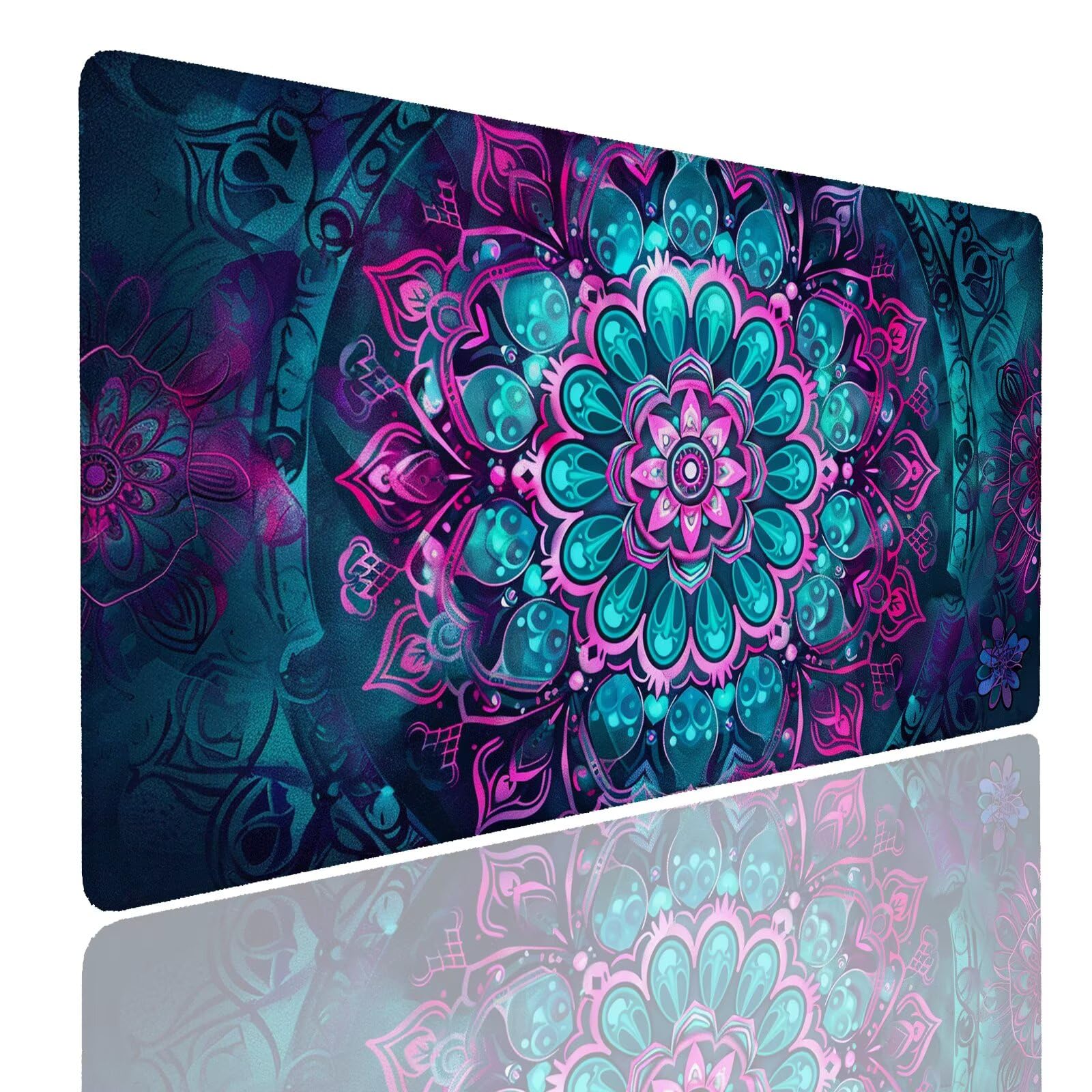 Mauspad XL 1000x400x4mm Wasserdicht Schreibtischunterlage Rutschfeste Speed Gaming Mousepad Turquoise (3) Groß Desk Mouse Mat Maus Pad, Schreibtisch Unterlage Deko für PC, Macbook, Laptop, Home Office