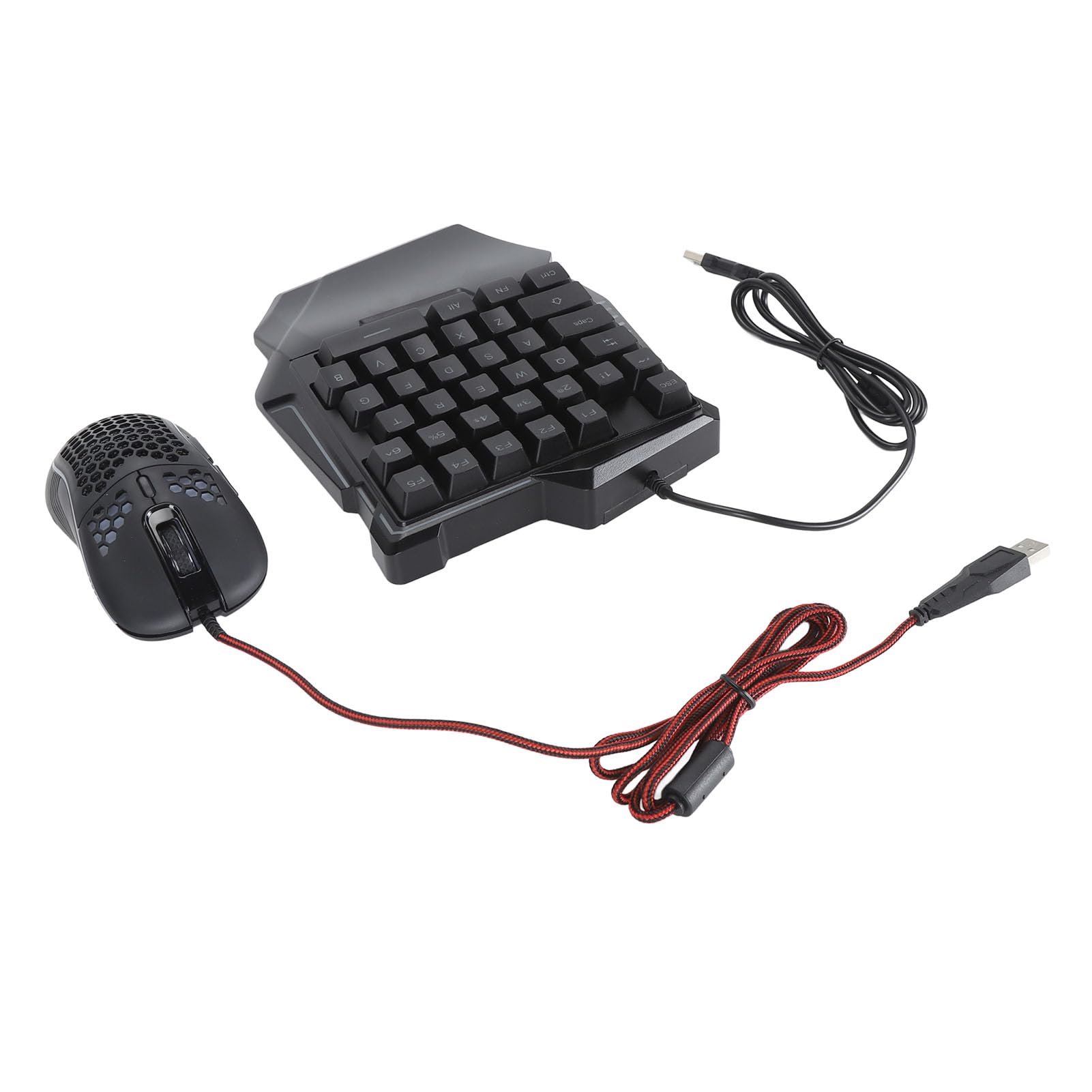 Denash Gaming -Tastatur -Maus Konverter Adapter Nahtloser Konnektivität USB Stecker und Spieleinsatz für, Typ C Datenkabel Typ C