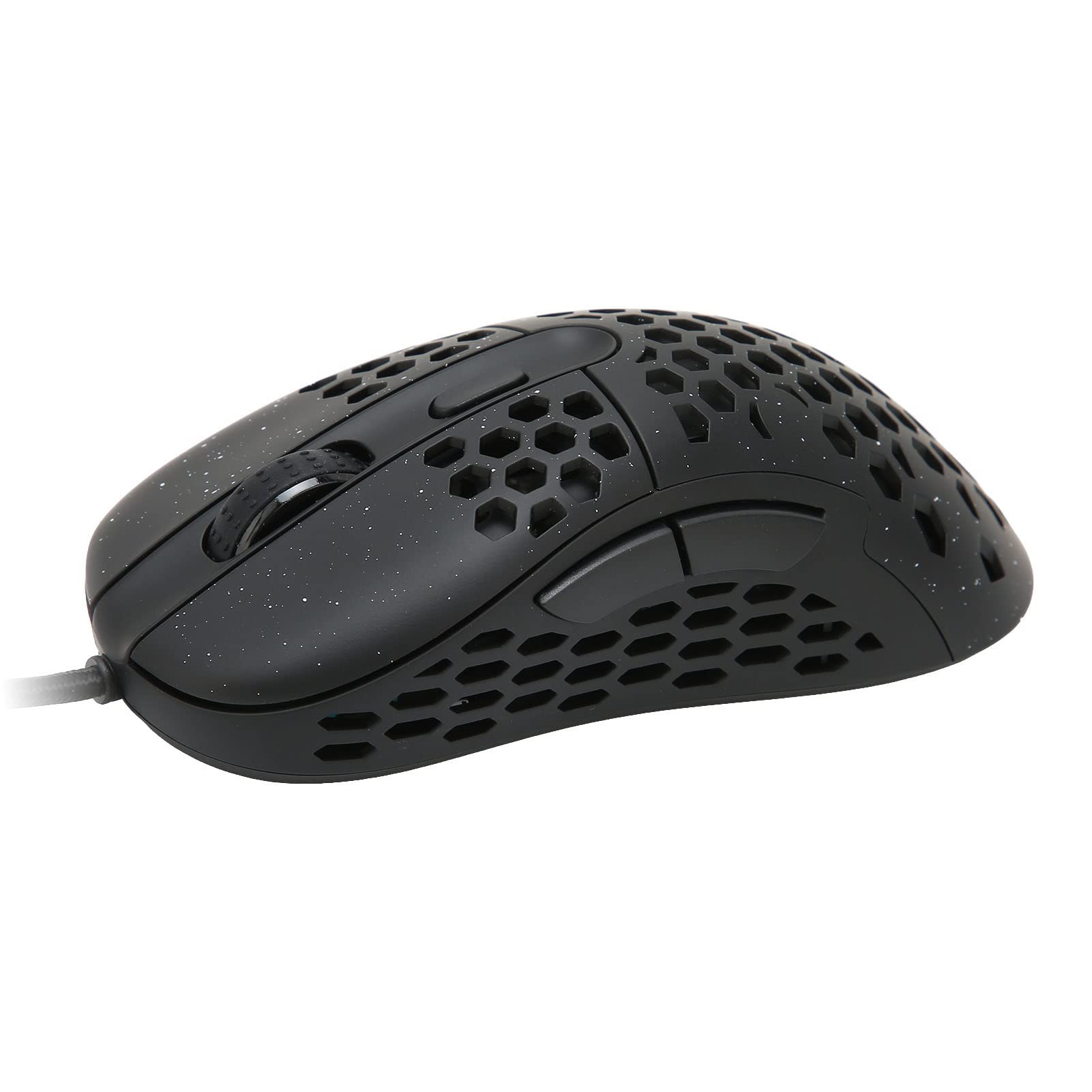 Denash Gaming -Maus Ergonomische RGB -Beleuchtung Einstellbare DPI Maus für Laptop Desktop USB Stecker und Play [ 10] [ABS Black]