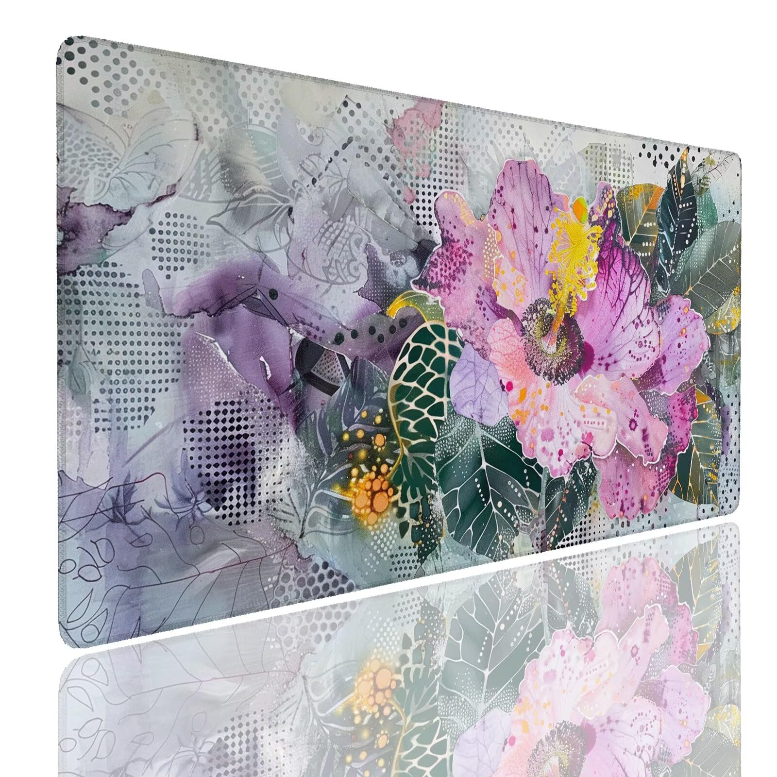 Mauspad XXL 1400x800x4mm Wasserdicht Schreibtischunterlage Rutschfeste Speed Gaming Mousepad Vintage (11) Groß Desk Mouse Mat Maus Pad, Schreibtisch Unterlage Deko für PC, Macbook, Laptop, Home Office