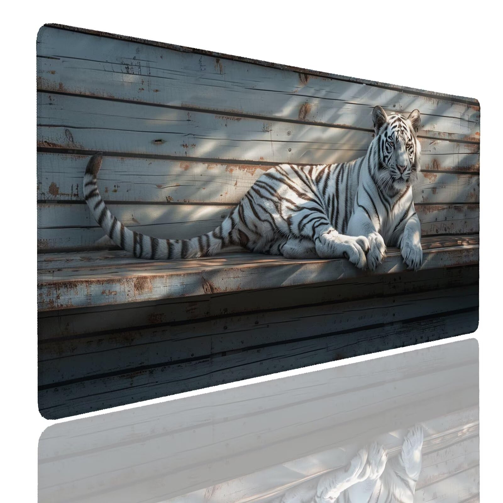 Mauspad XL 1000x400x4mm Wasserdicht Schreibtischunterlage rutschfeste Speed Gaming Mousepad Wall (2) Groß Desk Mouse Mat Maus Pad, Schreibtisch Unterlage Deko für PC, MacBook, Laptop, Home Office
