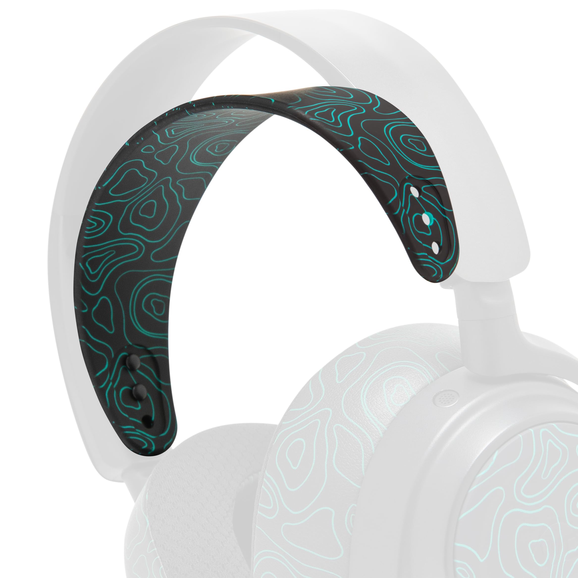 WC-StirnbandZ Arctis Nova – verbessertes Silikon-Kopfband für Arctis Nova-Headsets von Wicked Cushions – verbesserte Flexibilität, Komfort und Stil mit passenden Ohrpolster-Designs | Midnight FrankP