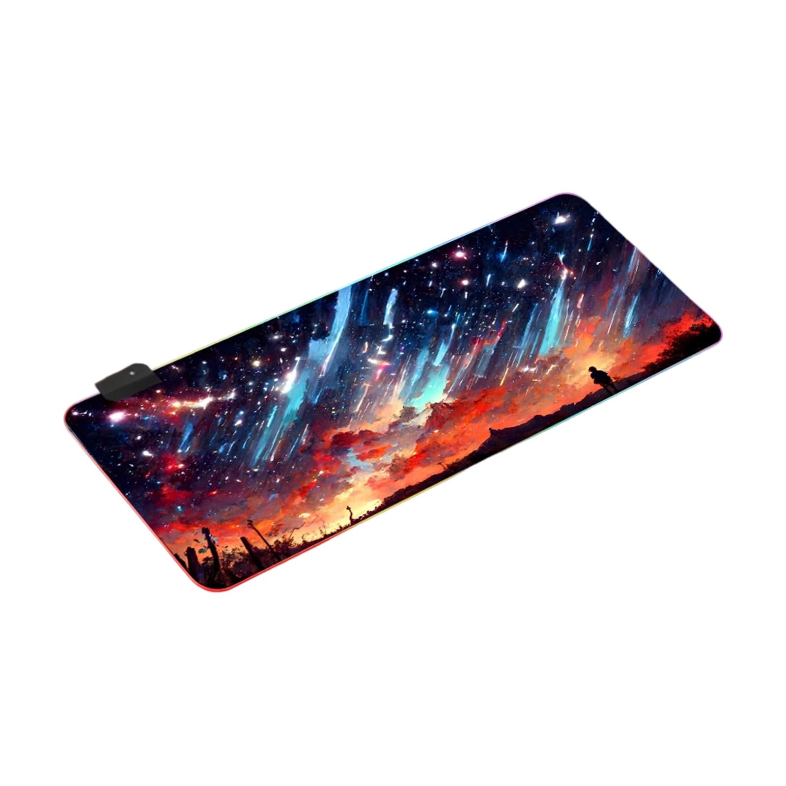 Gaming Mousepad PC Accessoires Schreibtischmatte Erweiterte Pad Maus Schreibtisch Innenraum Mit LED Maus