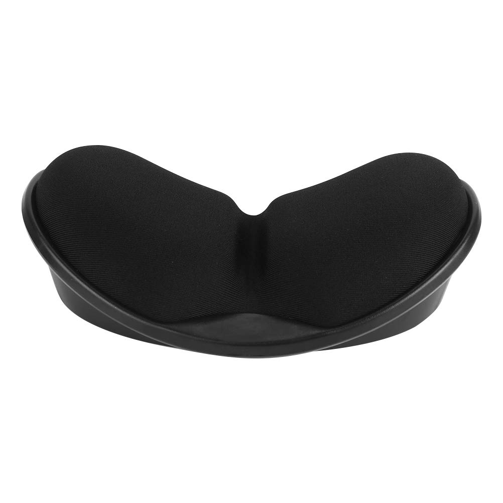 Maus Handgelenkauflage Memory Schaum Ergonomisches Mauspad Anti Rutsch Wellendesign Schwarz Büro Und Gaming