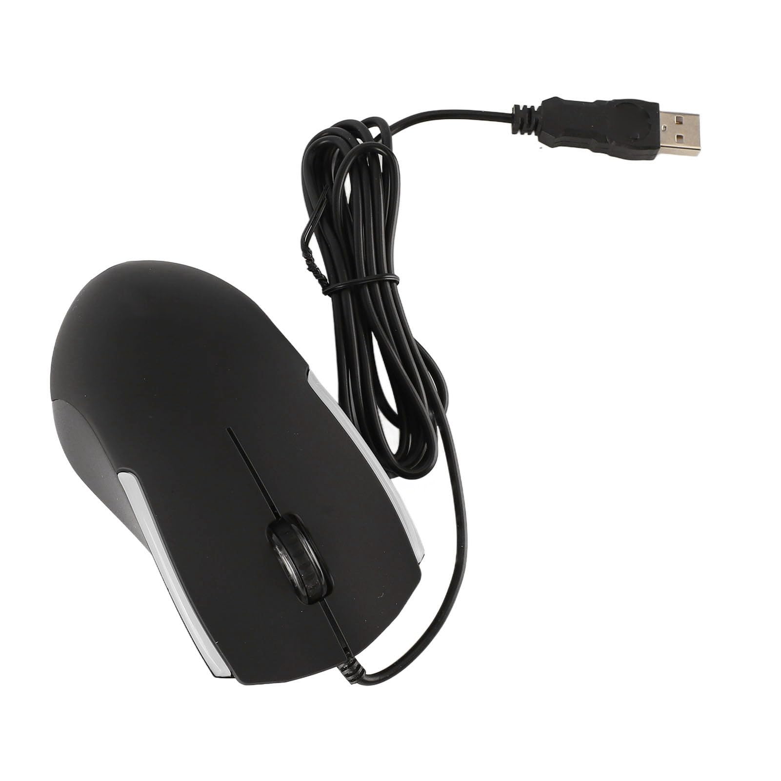 Jectse Kabelgebunden-Gaming-Maus, Hochprärise, Empfindliche Plug-and-Play-Maus MIT Licht, Ergonomische Design, Benzutzefinierte Tasten, Anpassbar, vor PC-Laptop