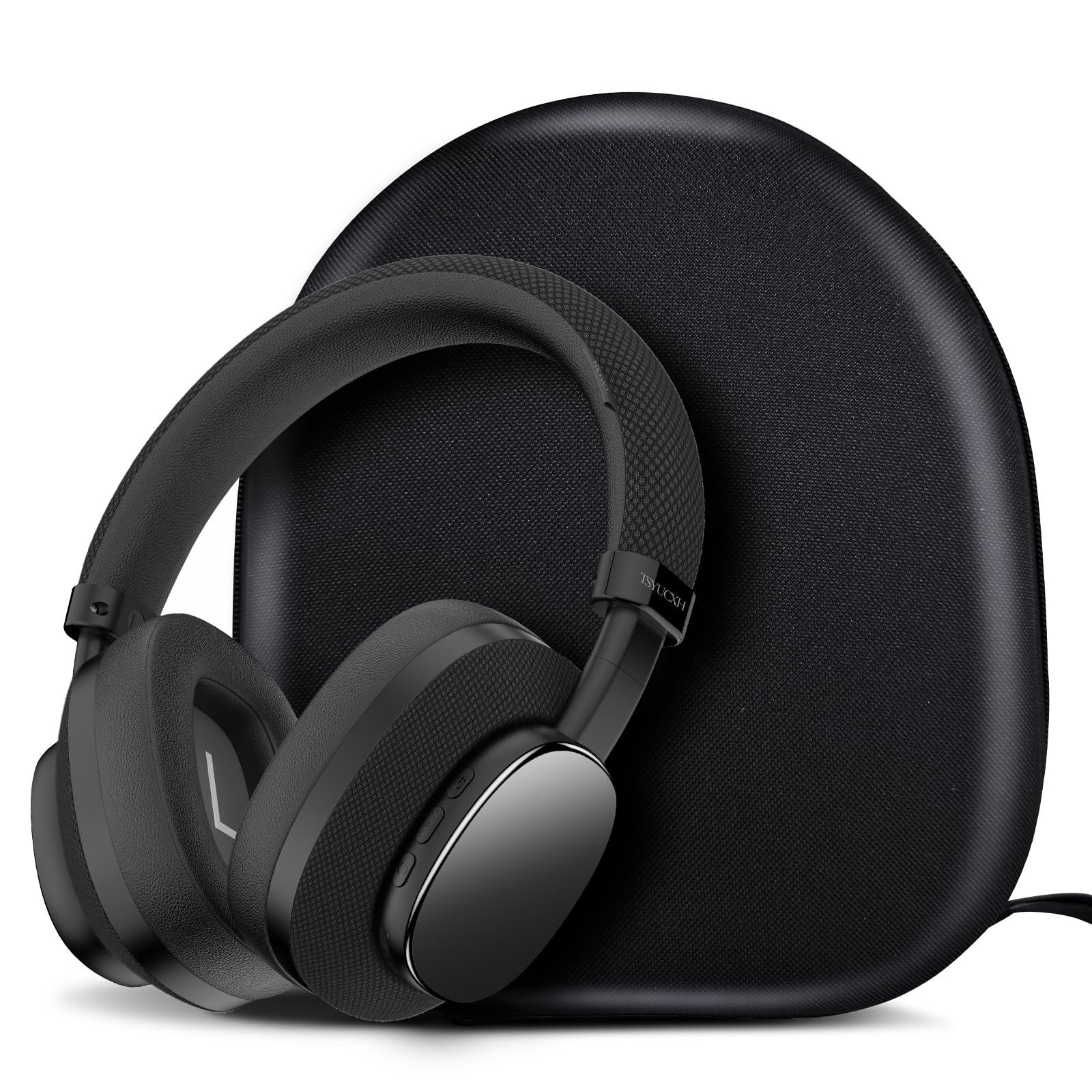 Bluetooth Kopfhörer Over The Ear, Noise Cancelling Kopfhörer Kabellos Bluetooth mit Mikrofon, Over Ear Kopfhörer Noise Cancelling 65h Spielzeit, Klare Anrufe, Comfort Fit für Reisen