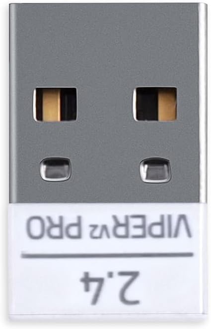 HUYUN USB Empfänger kompatibel für Viper V2 Pro Wireless Gaming Maus (White)