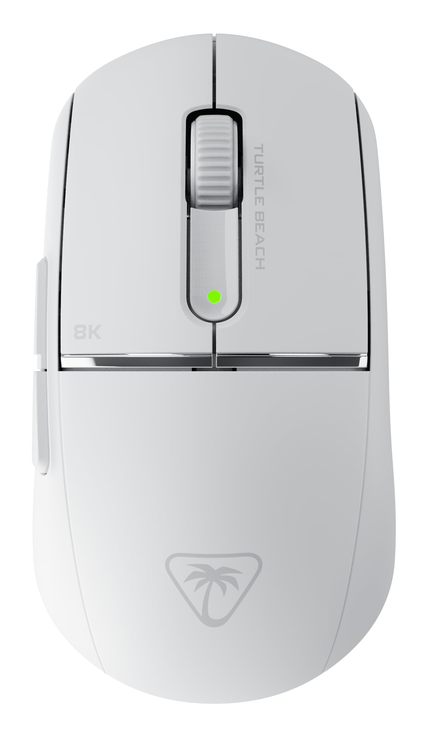 Turtle Beach Burst II Pro – Kabellose 2,4-GHz-E-Sport-Gaming-Maus: 8.000 Hz Abfragerate, ultraleichte 57 g, 150 Stunden Akkulaufzeit, Optical-Tasten-Switches, optischer Sensor, Weiß