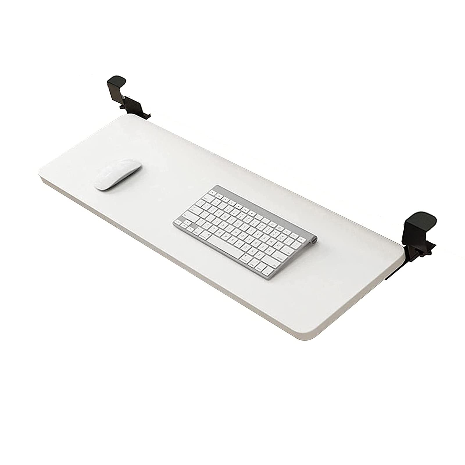 Ergonomische Tastaturablage unter dem Schreibtisch mit verstellbarem Schieber, unterstützt Tastaturen und Mäuse, 25 kg Tragkraft, einfache Installation, perfekt für Home Office und Gaming