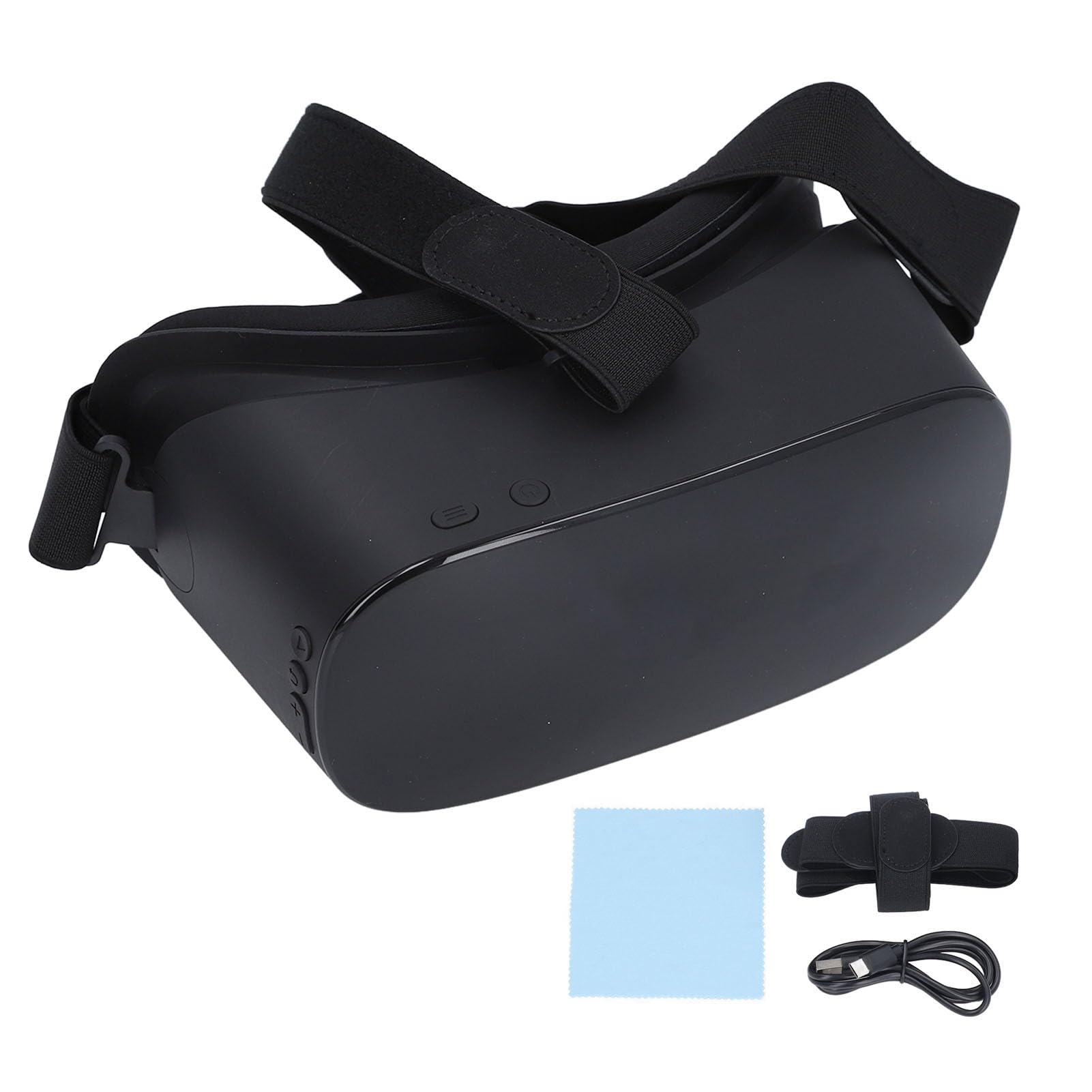 VR Headset Bluetooth WiFi 3D -Gläser HD 2560x1440 Auflösung neun Achsen Körpererkennung OTG -Verbindung 05866mm Pupillenabstand für Gaming -Filme ABS Material 55 Zoll Bildschirm