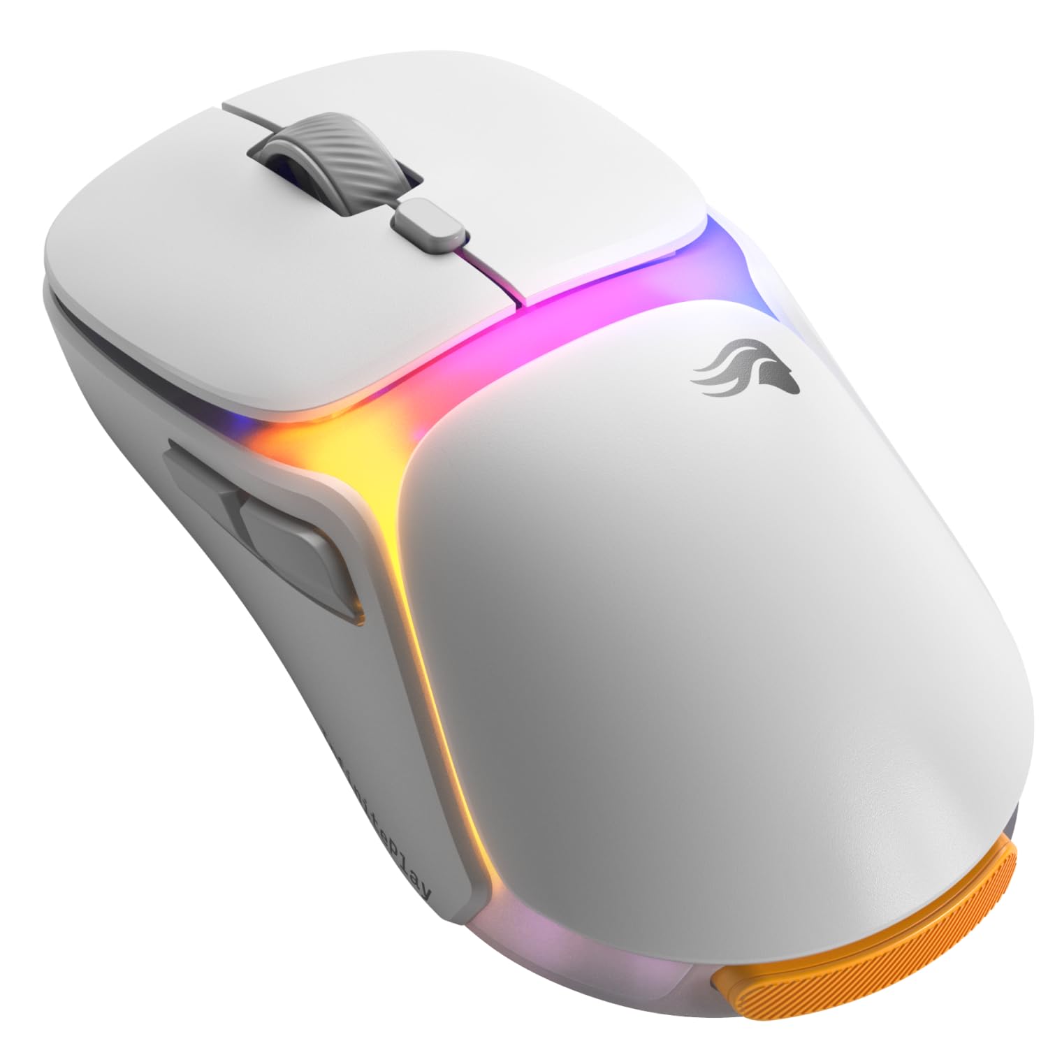 GLORIOUS Gaming – Model O3 Wireless-Gaming-Maus – Wechsel-Akku-System InfinitePlay, 8k Abfragerate, optische klick-Switches (130 Mio.), Ultraleicht (66 g), 30K-DPI-Optiksensor, RGB – Weiß