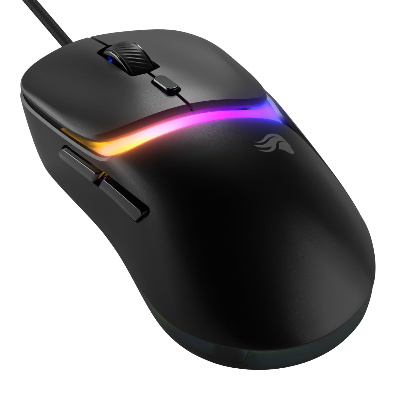 GLORIOUS Gaming – Model D3 Wired-Gaming-Maus – Ultraleicht (57 g), optische klick-Switches (130 Mio.), 30K-DPI-BAMF-3.0-Sensor, 750 IPS Tracking, 50G Beschleunigung, für alle Griffarten – Schwarz