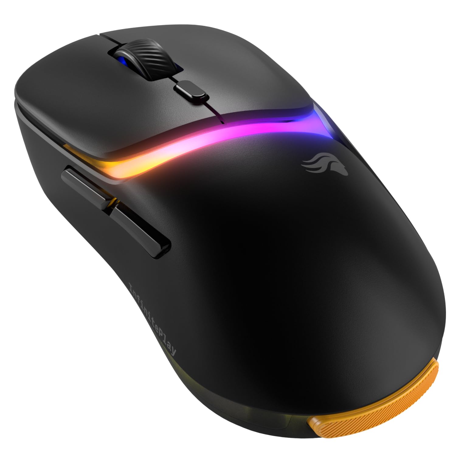 GLORIOUS Gaming – Model D3 Wireless-Gaming-Maus – Wechsel-Akku-System InfinitePlay, 8k Abfragerate, optische klick-Switches (130 Mio.), Ultraleicht (69 g), 30K-DPI-Optiksensor, RGB – Schwarz